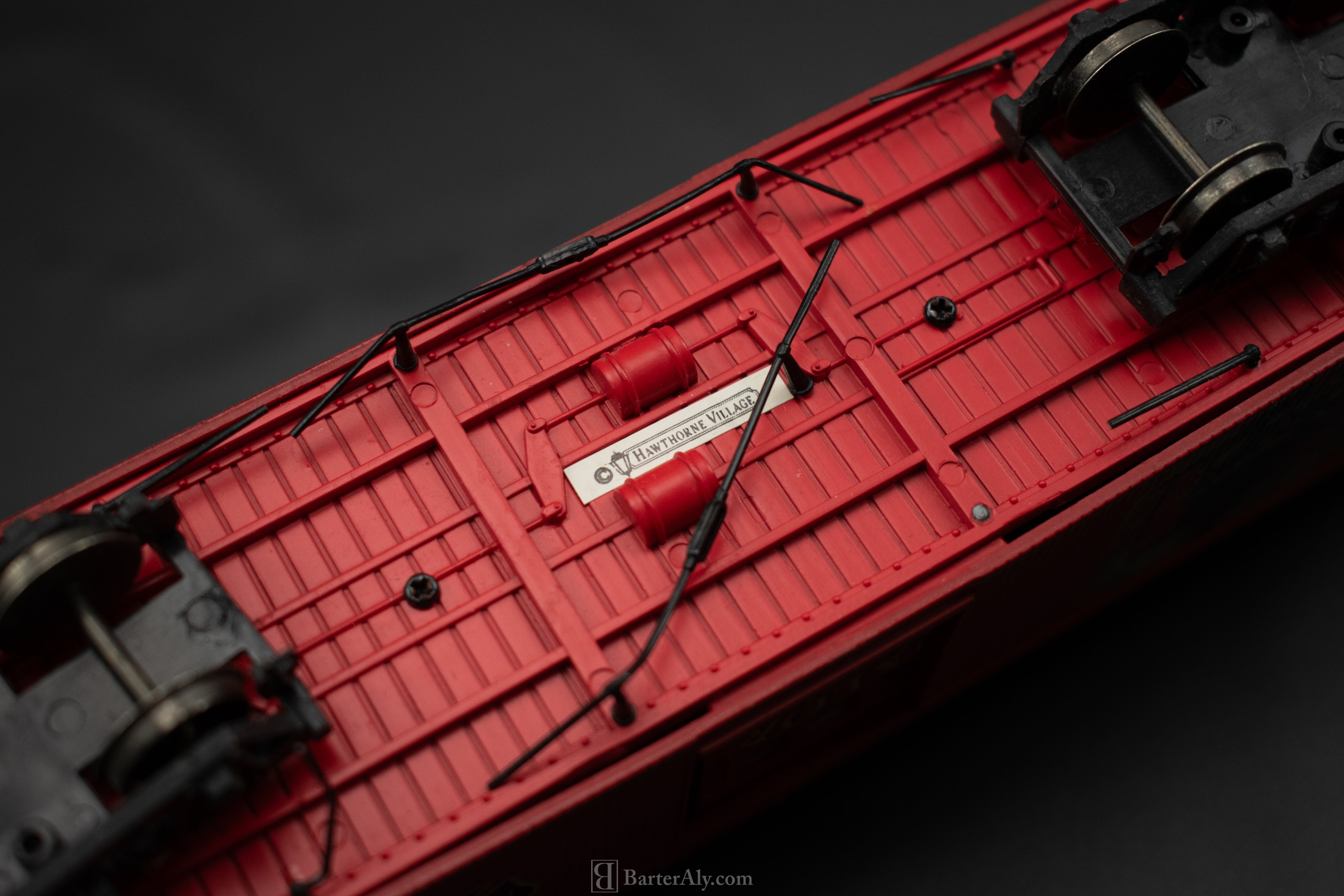 Fire Fighters of America Red Model Train  Hawthorne Village 6inch