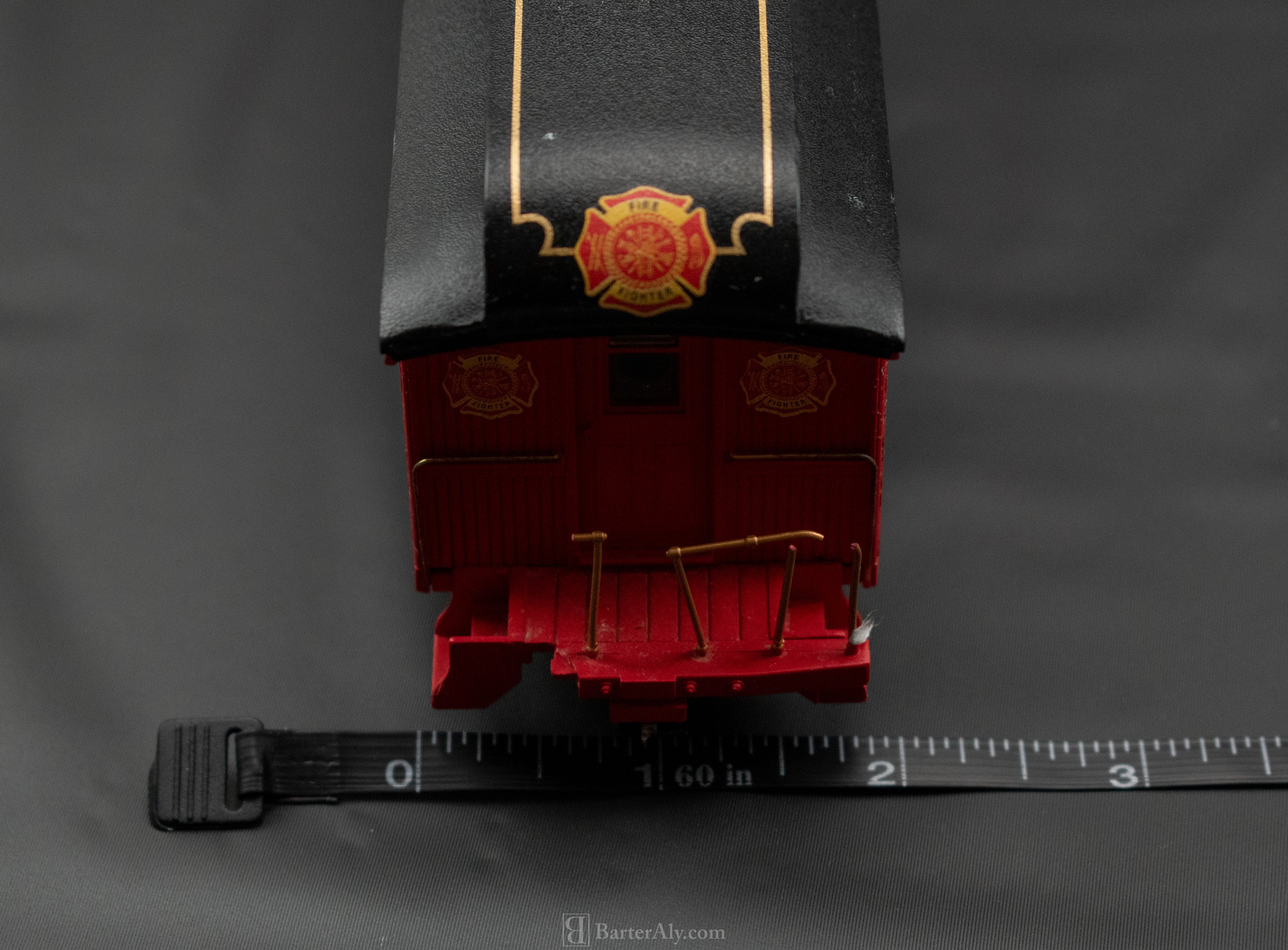 Fire Fighters of America Red Model Train  Hawthorne Village 6inch