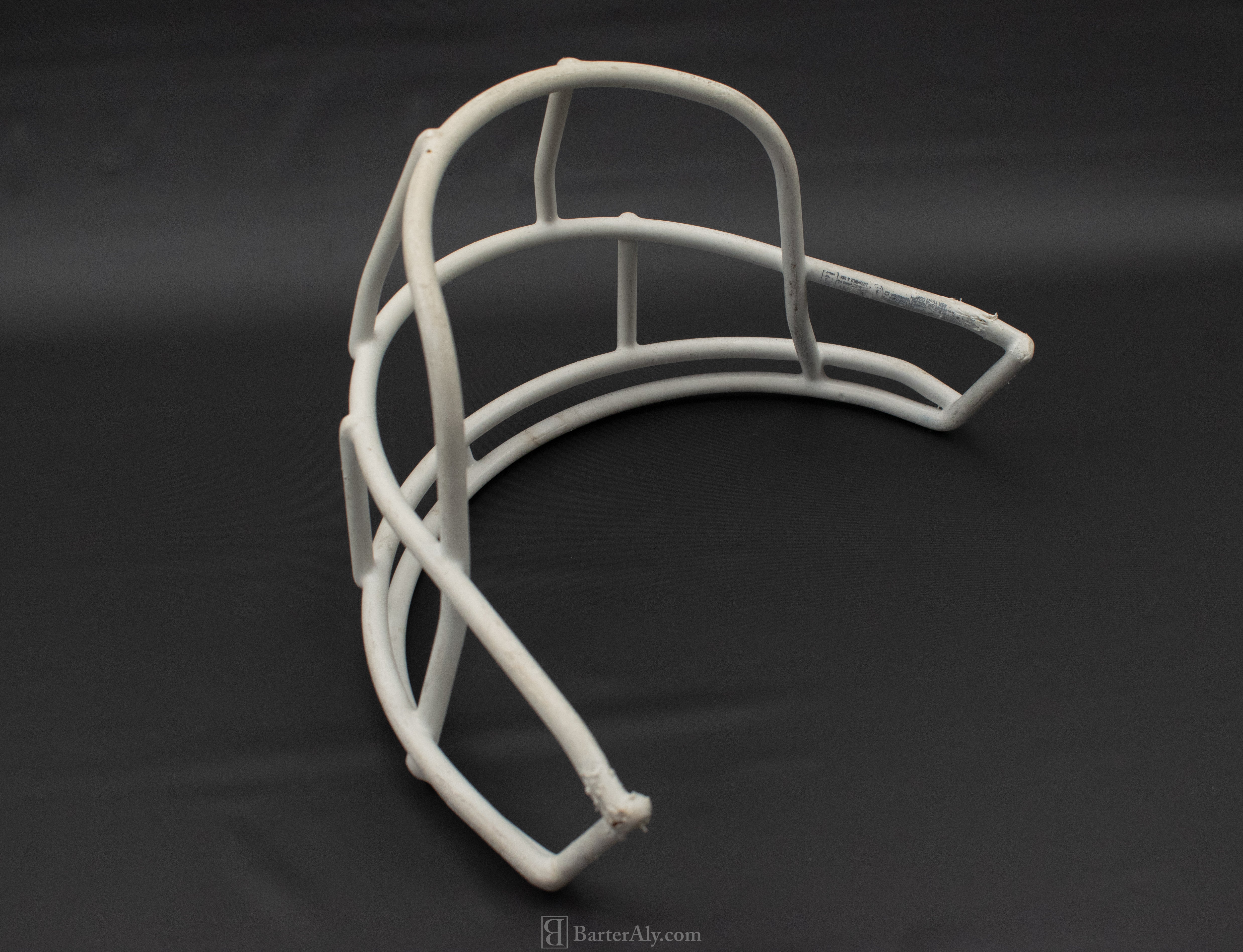 Football Helmet Face Mask White Helmet Face Cover Metal 10in