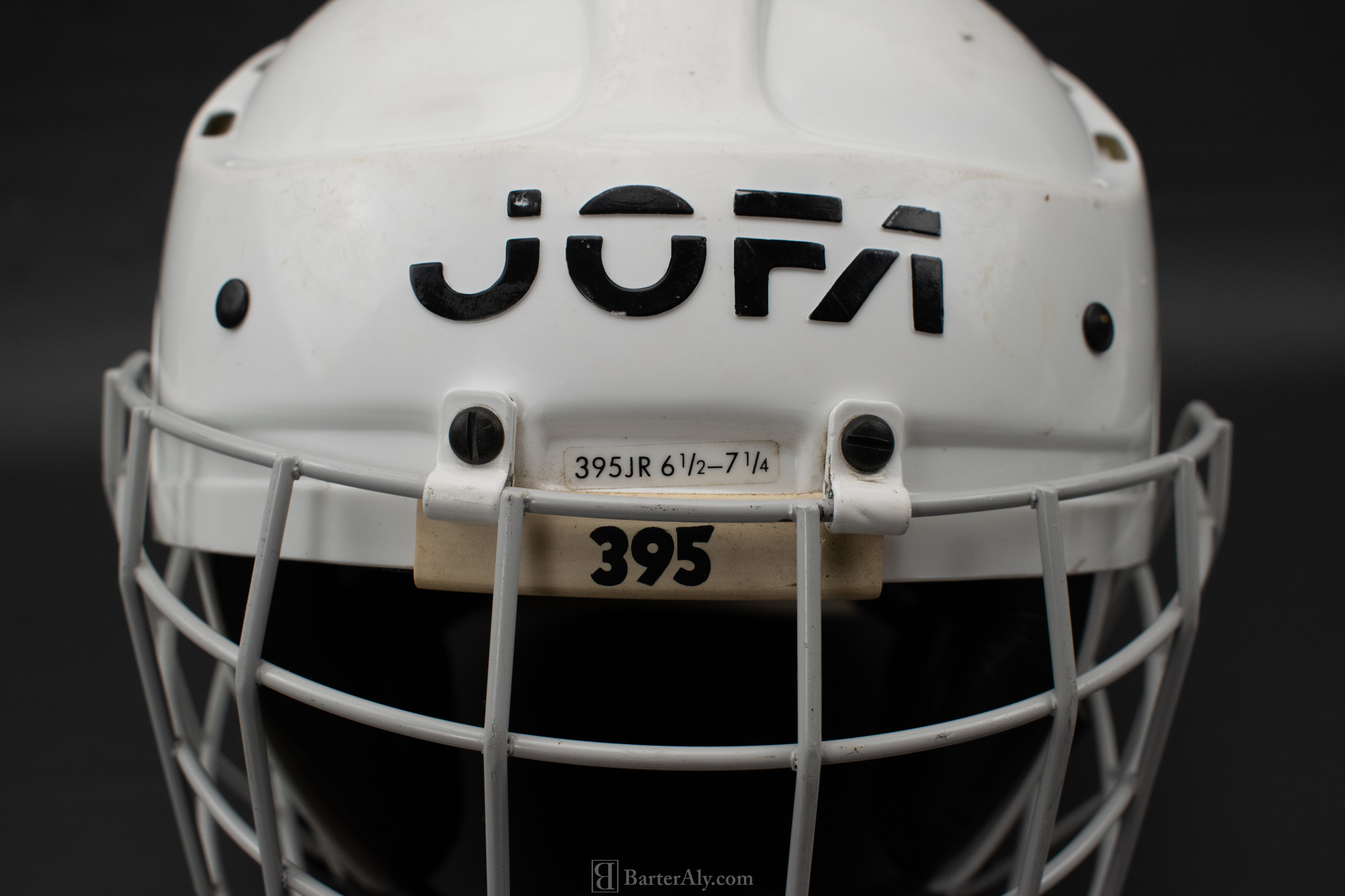 Hockey Helmet 395 Jr 6 1/2 - 7 1/4 White Hockey Protective Full Face 55-62