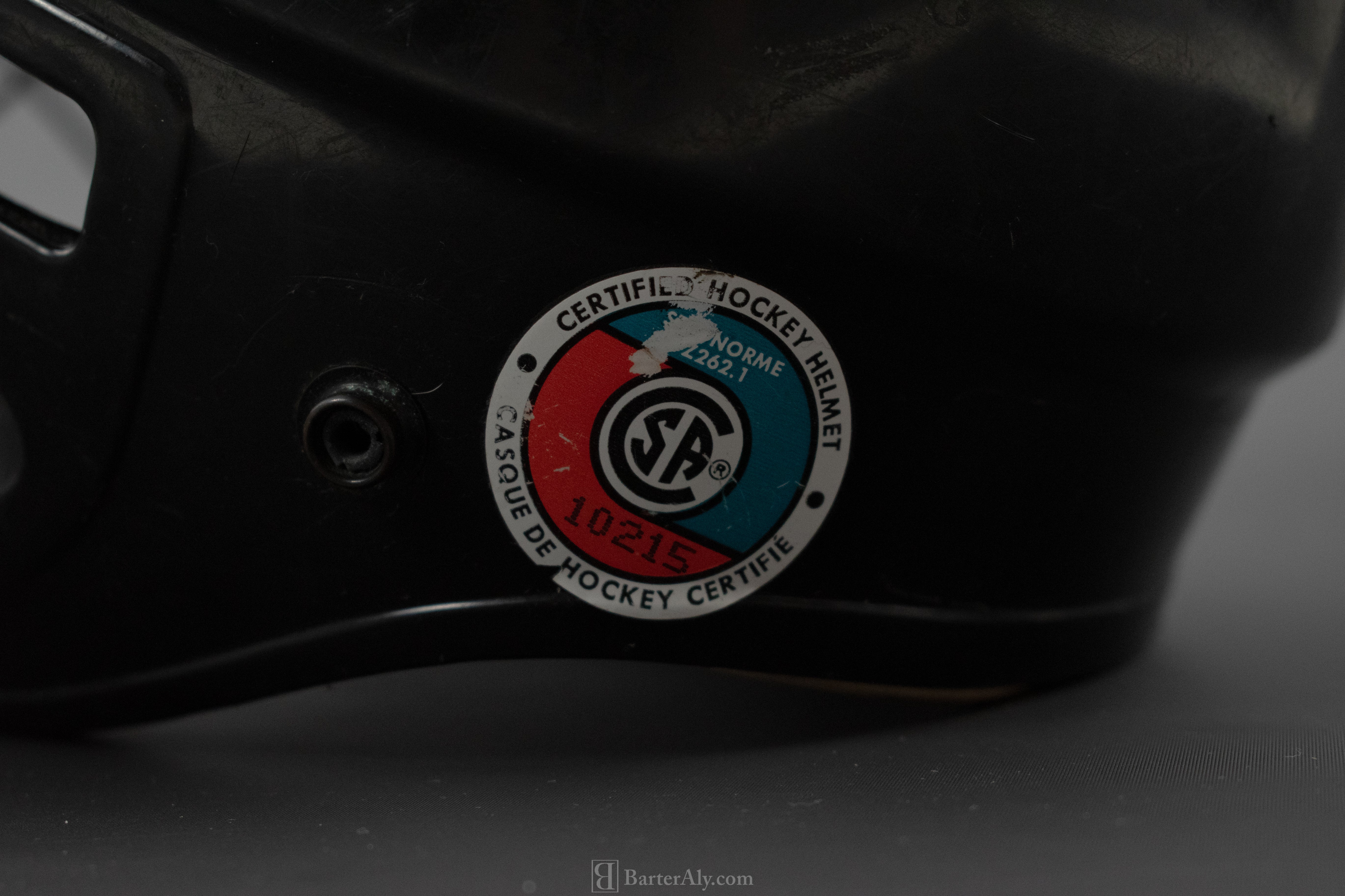 Hockey Helmet 395 Jr 6 1/2 - 7 1/4 Black Hockey Helmet Size 55-62