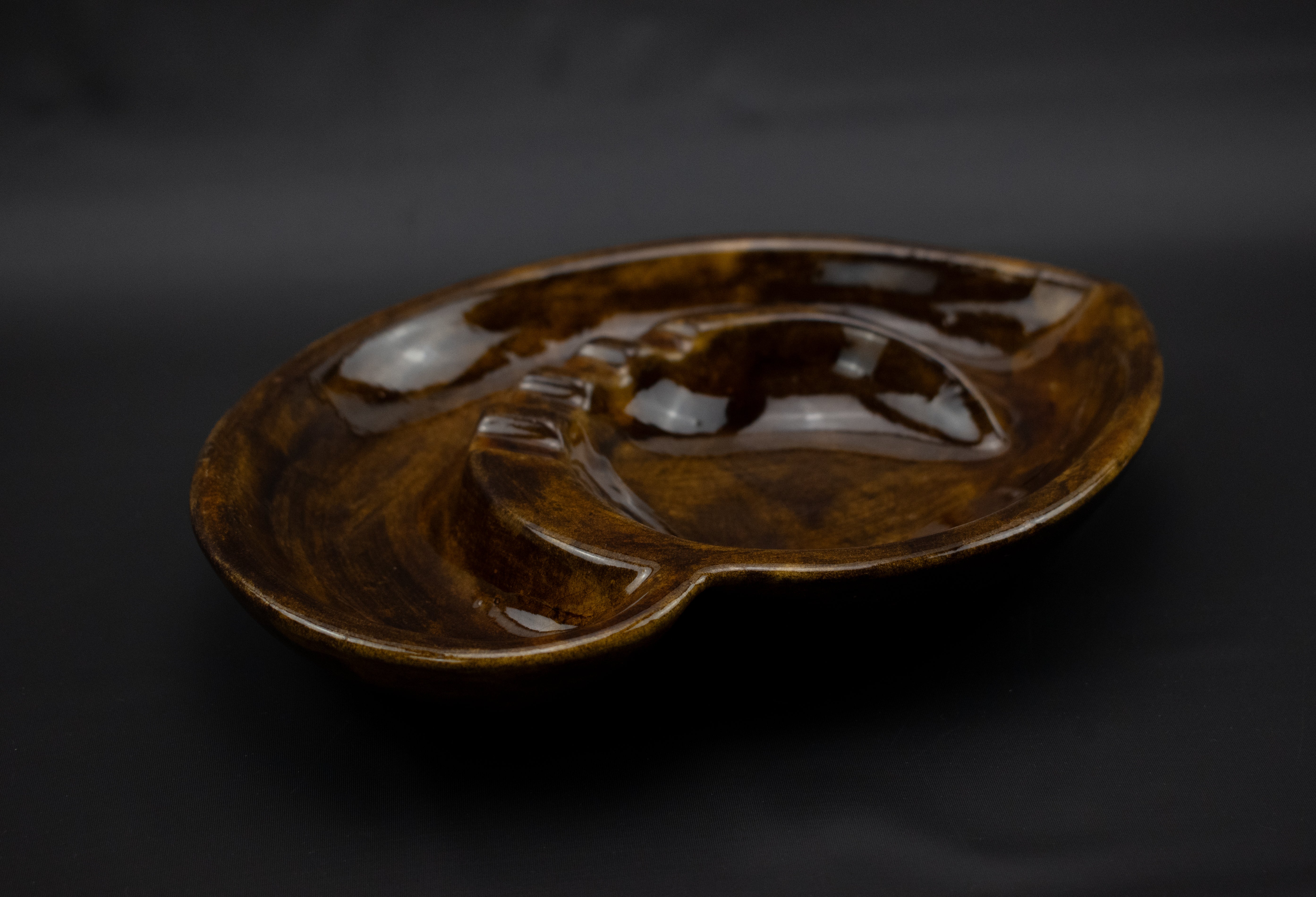 Brown Ash Tray Used Custom made ash Bowl