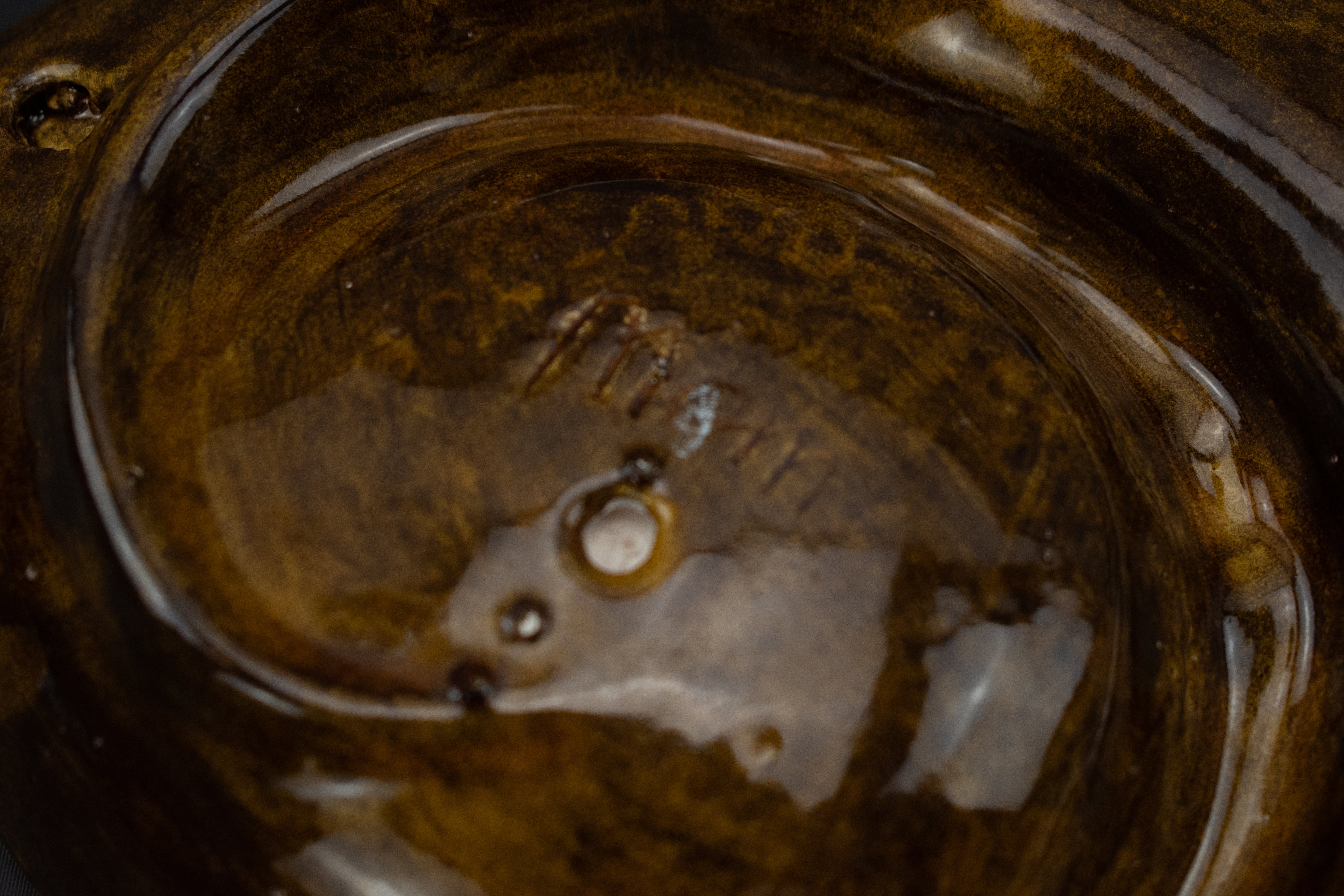 Brown Ash Tray Used Custom made ash Bowl