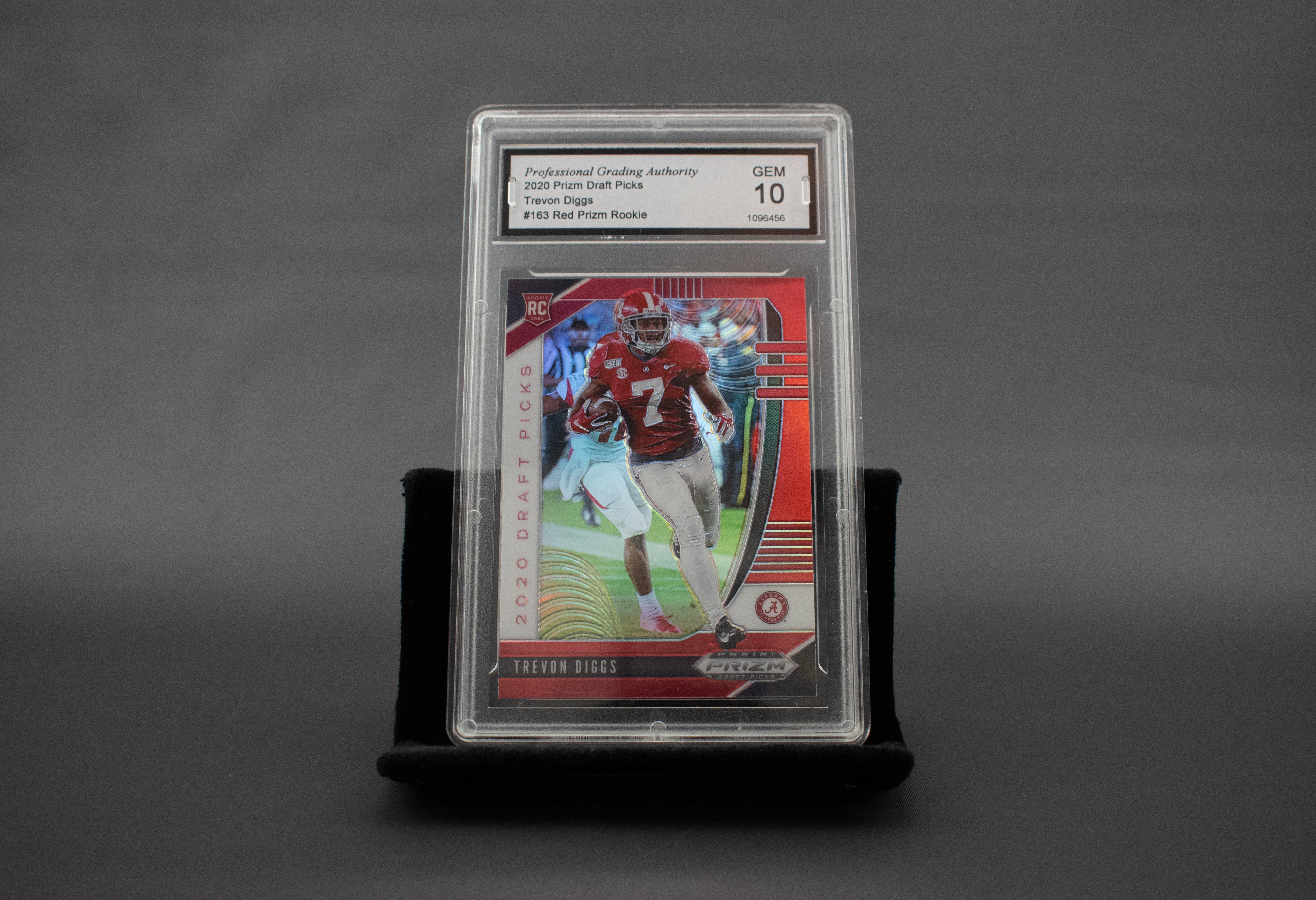 Trevon Diggs #163 Red Prizm Rookie Gem 10 Graded Panini Football Card