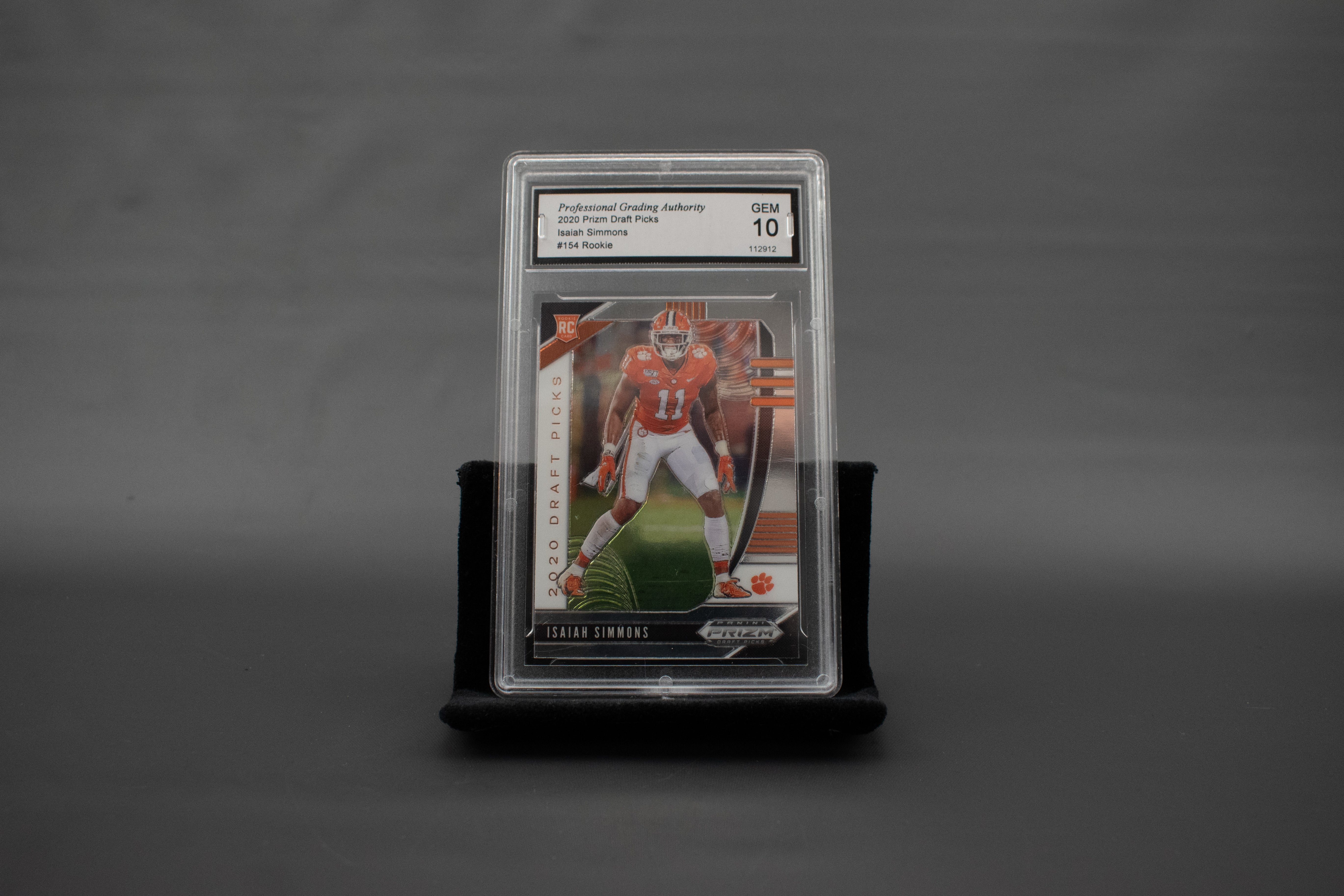 Isaiah Simmons 154 Rookie Graded Gem 10 Draft Picks Football Card