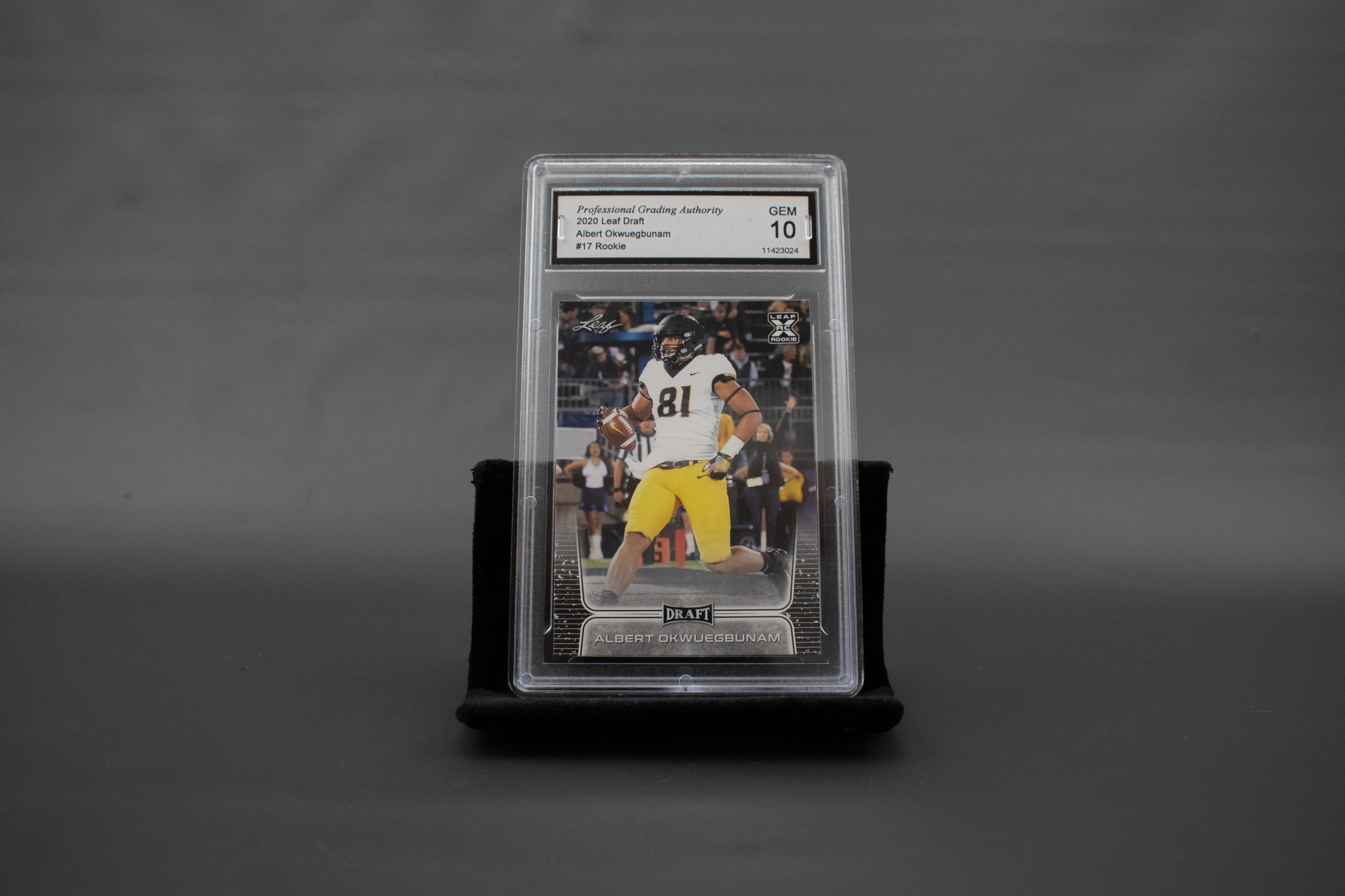 Albert Okwuegbunam Draft Leaf Rookie GEM 10 Graded 17 2020