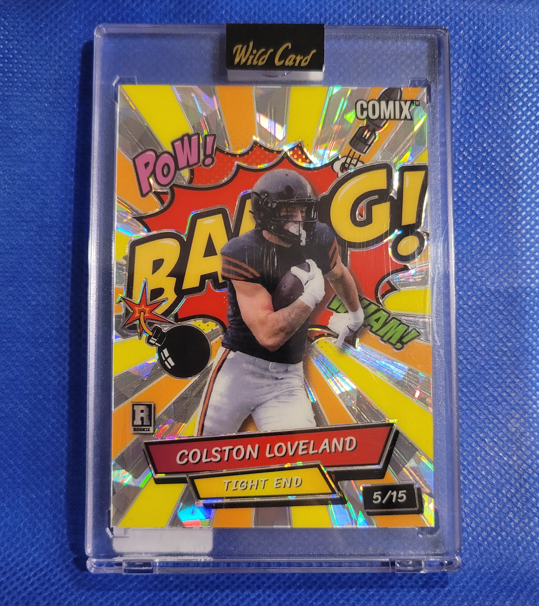 Colston Loveland Chicago Bears Rookie Comix Wild Card 2025 No.ACBRD-CL # 5/15