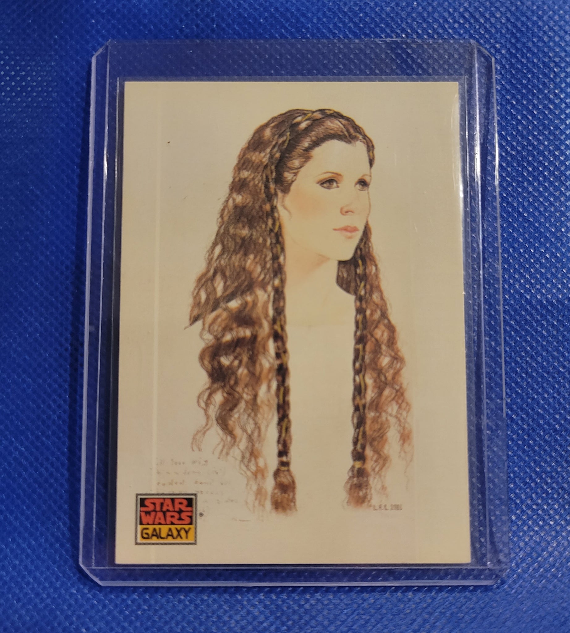 Star Wars Galaxy 1993 Topps The Design Of Star Wars Princess Leia's Hair No.39