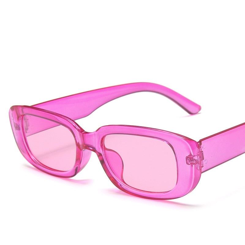 Classic Retro Square Sunglasses Women Brand Vintage Travel Small Rectangle Sun G