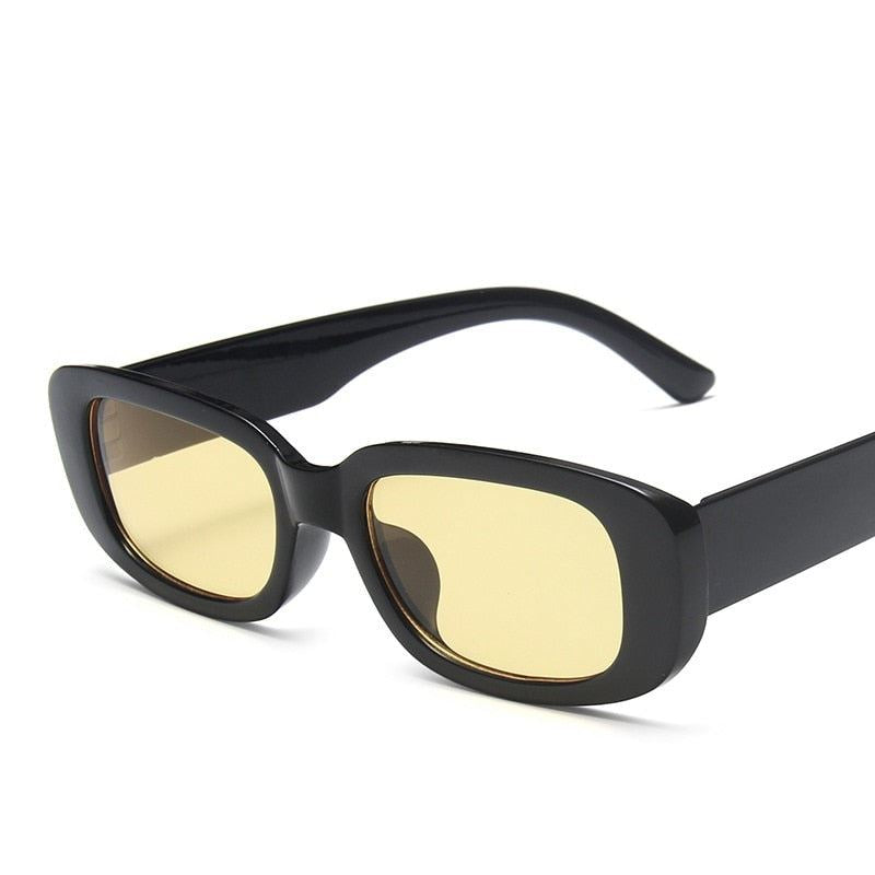 Classic Retro Square Sunglasses Women Brand Vintage Travel Small Rectangle Sun G
