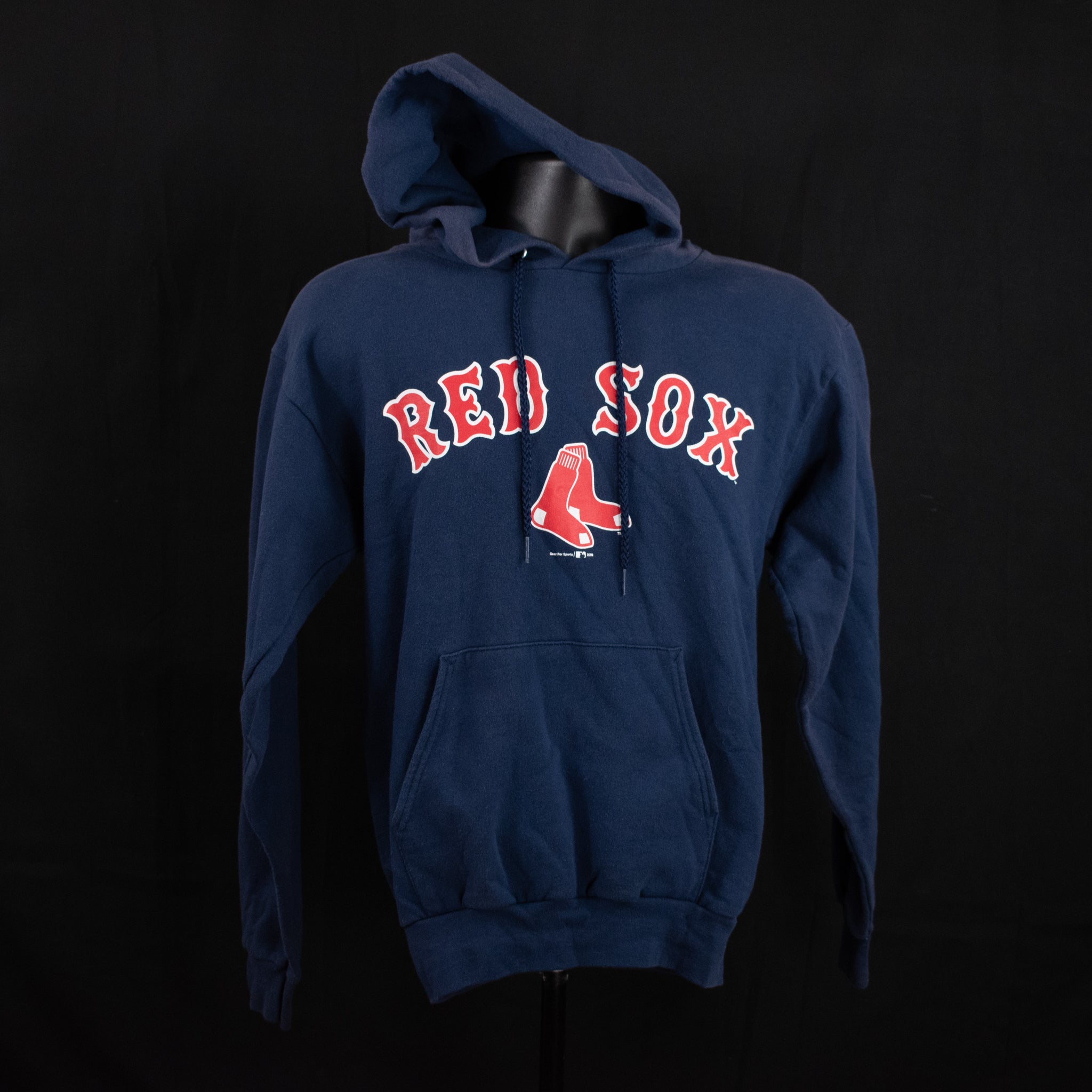 Boston Red Sox Blue Sweatshirt Hoodie Adult Small MLB Authentic Vintage