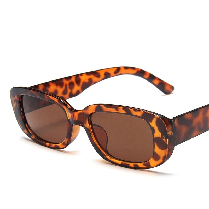 Classic Retro Square Sunglasses Women Brand Vintage Travel Small Rectangle Sun G