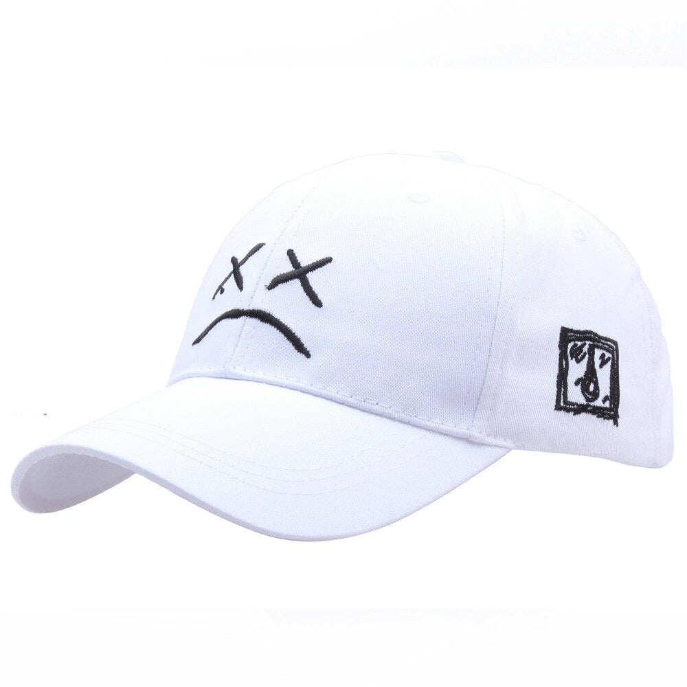 Cartoon Smile Face Baseball Caps For Men Women Fashion Kpop Snapback Hip Hop Caps 100%Cotton Streetwear Sports Funny Dad Hat