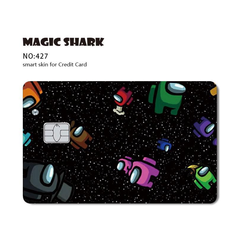 Card Anime Stylish Funny Matte 3M PVC Sticker Film Skin for Credit Card Large Small Chip