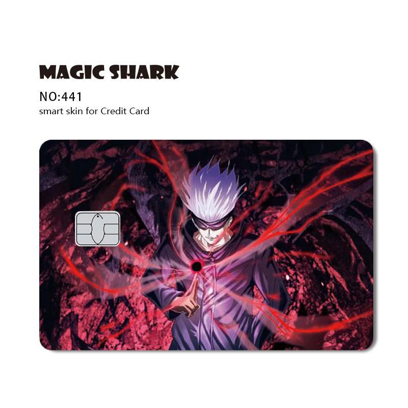 Card Anime Stylish Funny Matte 3M PVC Sticker Film Skin for Credit Card Large Small Chip