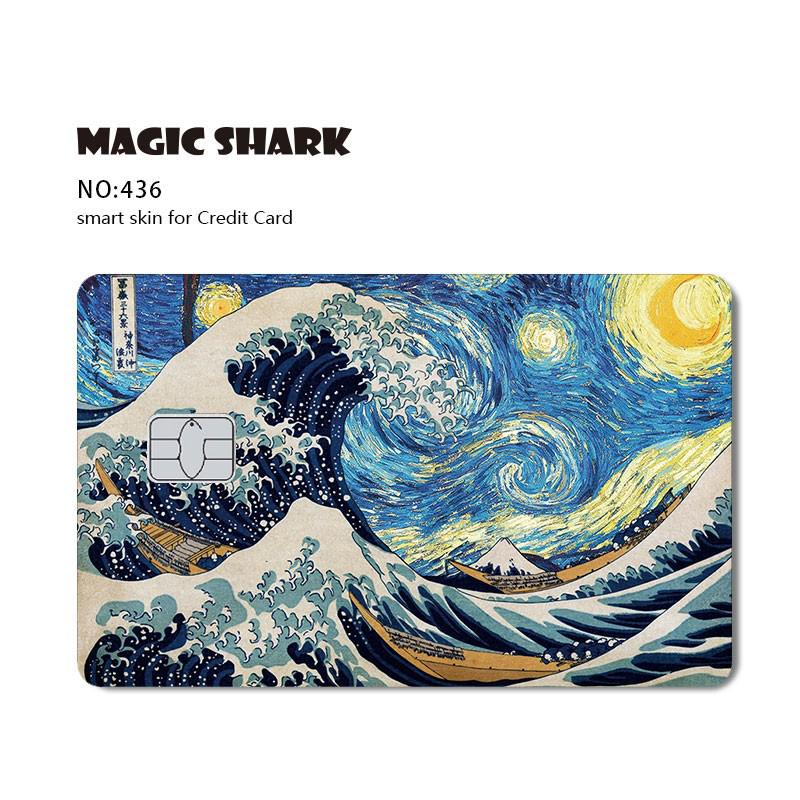 Card Anime Stylish Funny Matte 3M PVC Sticker Film Skin for Credit Card Large Small Chip