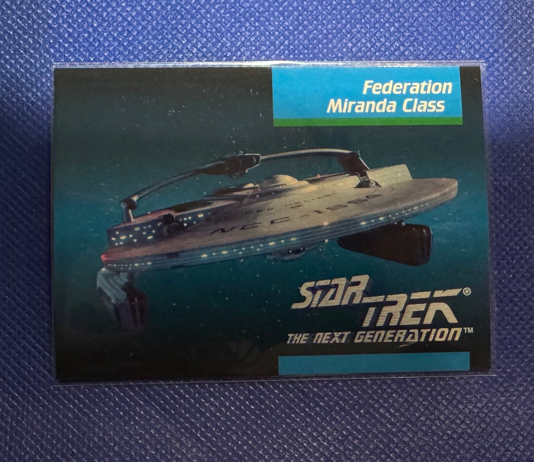 Star Trek Impel 1992 Card No.041 Federation Miranda Class
