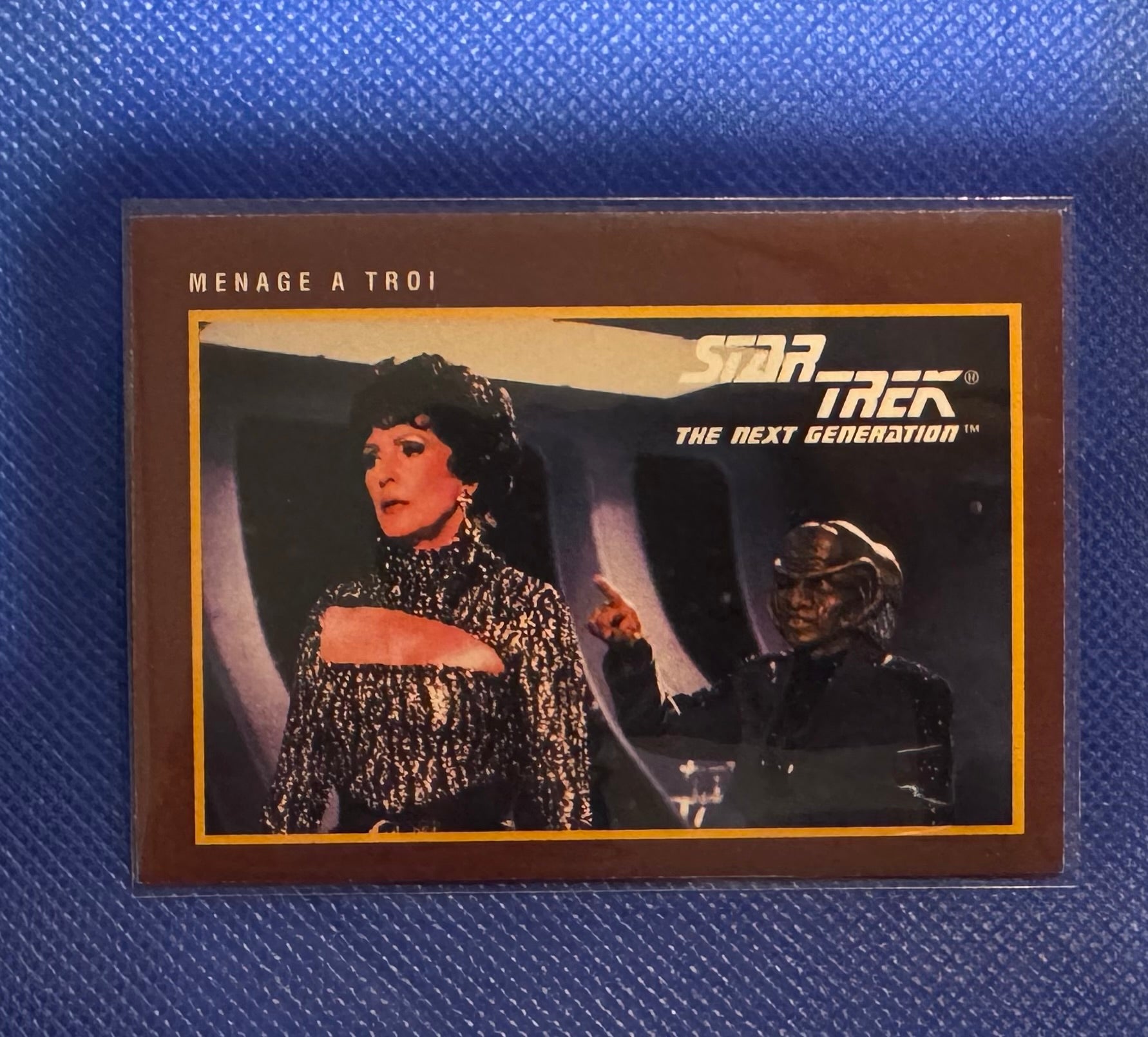 Star Trek Impel 1991 Card No.222 Menage A Troi