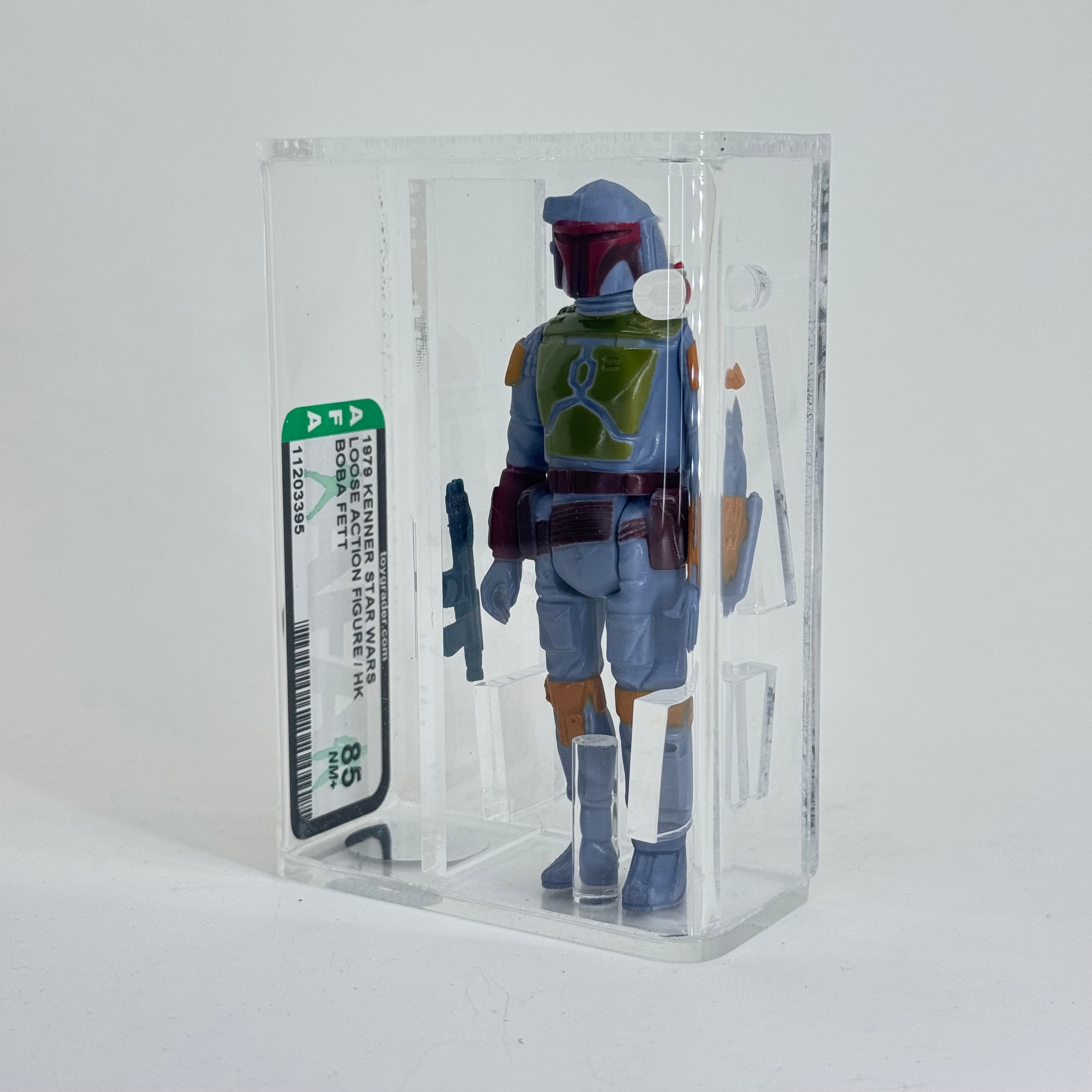 Boba Fett Graded 85 NM Damaged Kenner 1979 AFA Authentic Action Figure