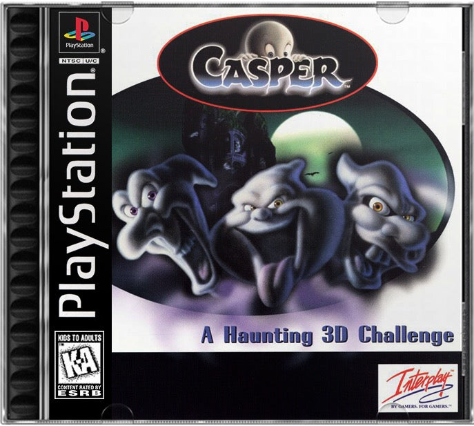 Casper PS1 Sony Playstation 1 Used Video Game