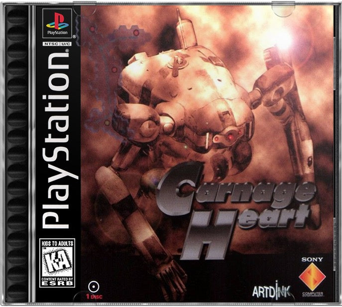 Carnage Heart PS1 Sony Playstation 1 Used Video Game