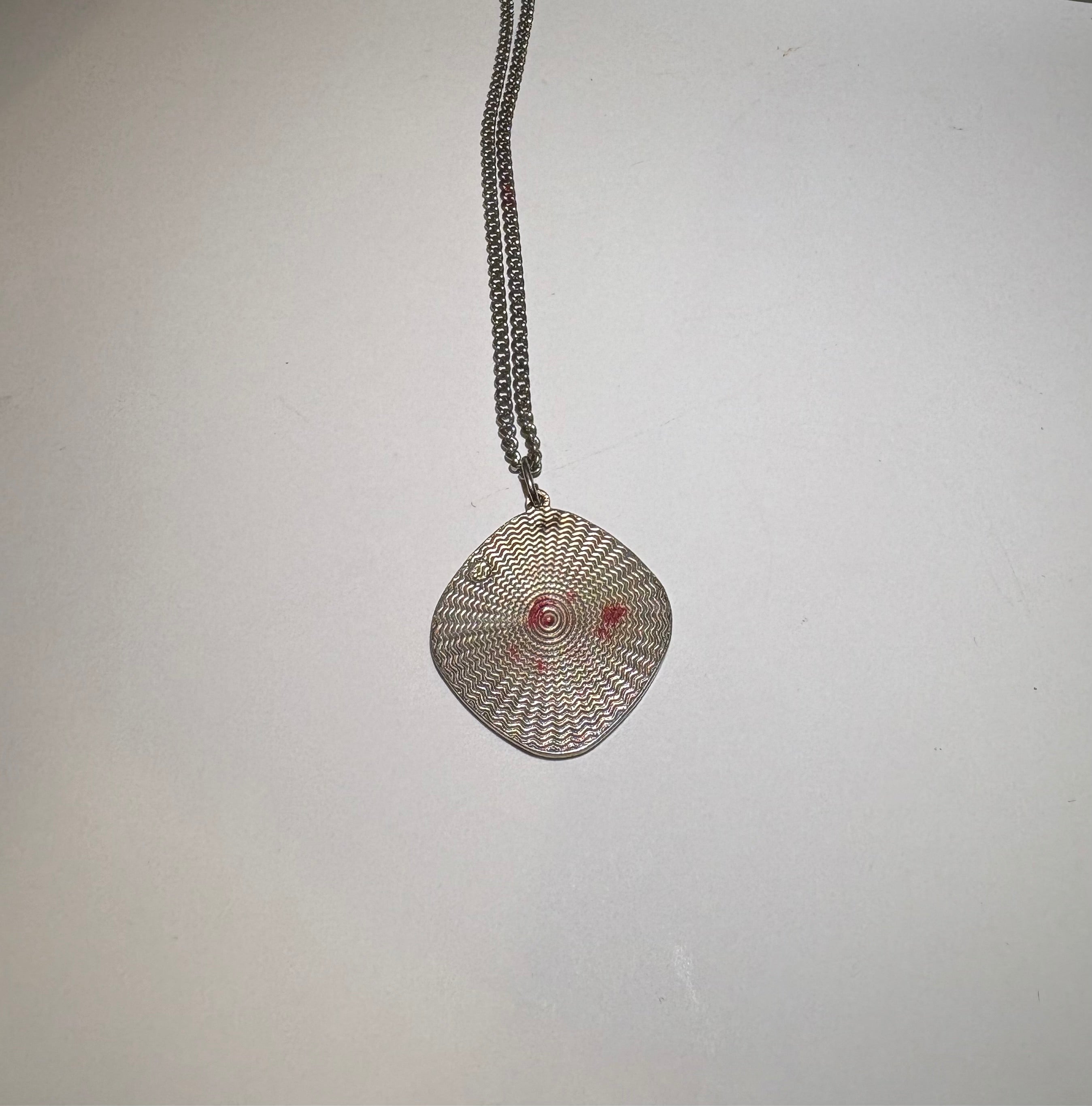 Vintage Mother of Pearl Style Necklace 13.5"