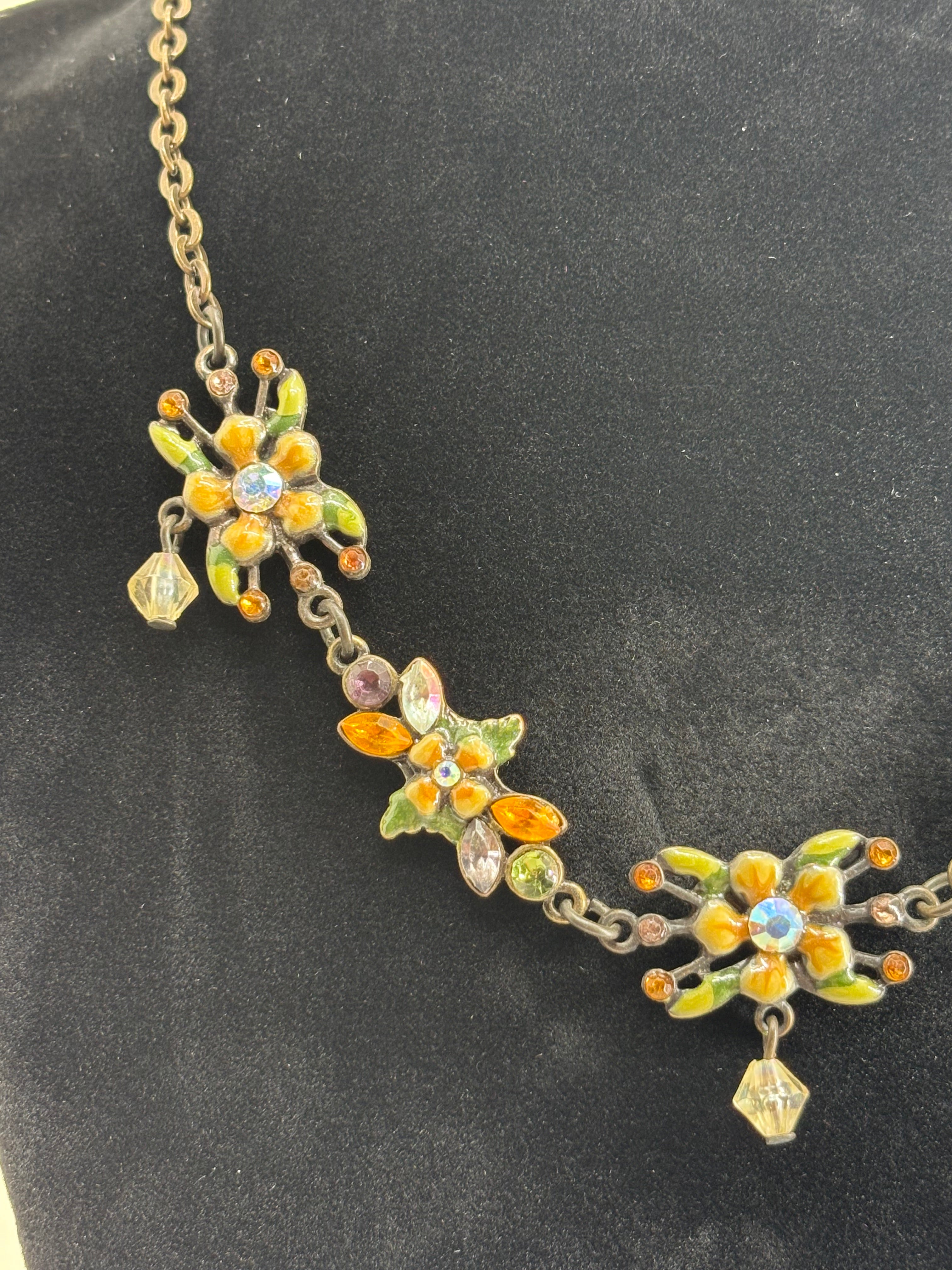 Vintage Cookie Lee Necklace 7.5"