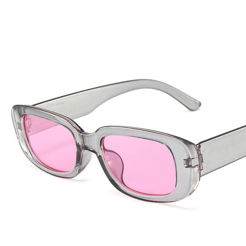 Classic Retro Square Sunglasses Women Brand Vintage Travel Small Rectangle Sun G