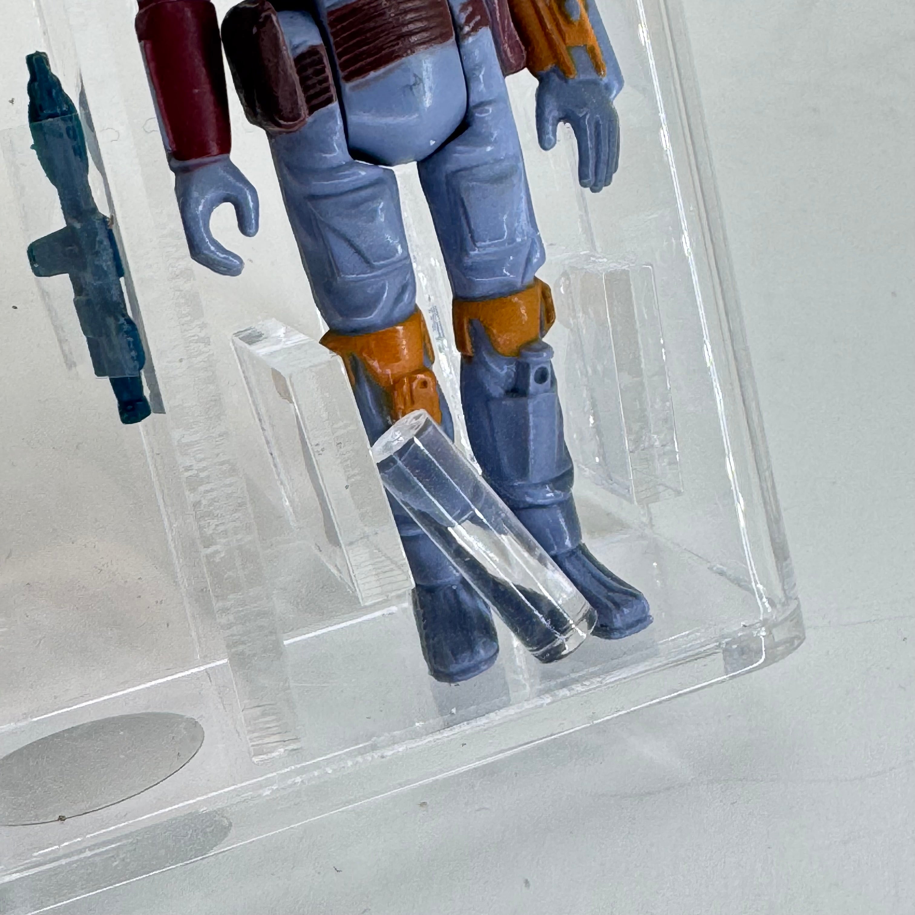 Boba Fett Graded 85 NM Damaged Kenner 1979 AFA Authentic Action Figure