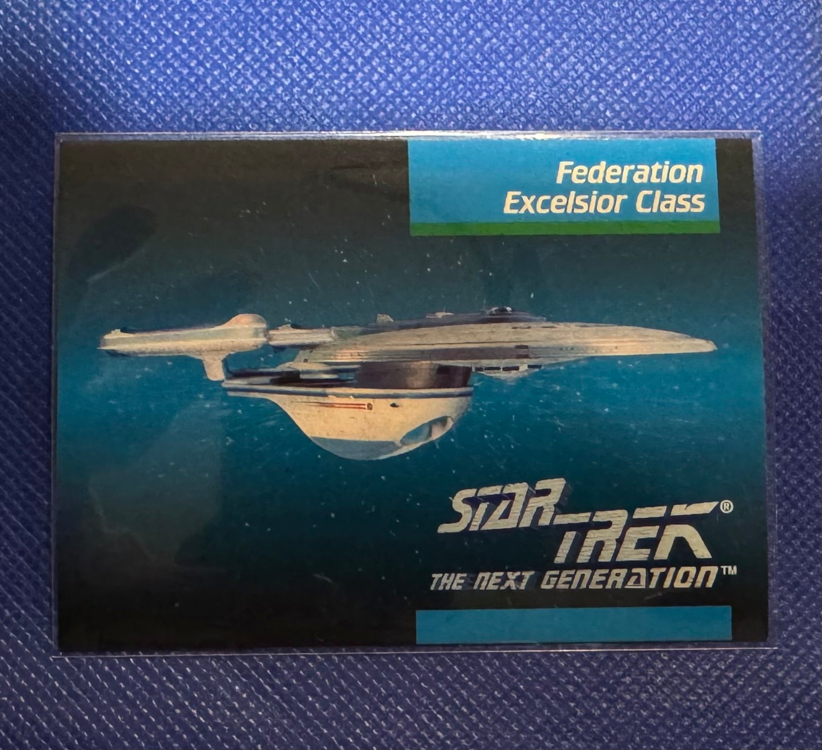 Star Trek Impel 1992 Card No.040 UFP Excelsior Class