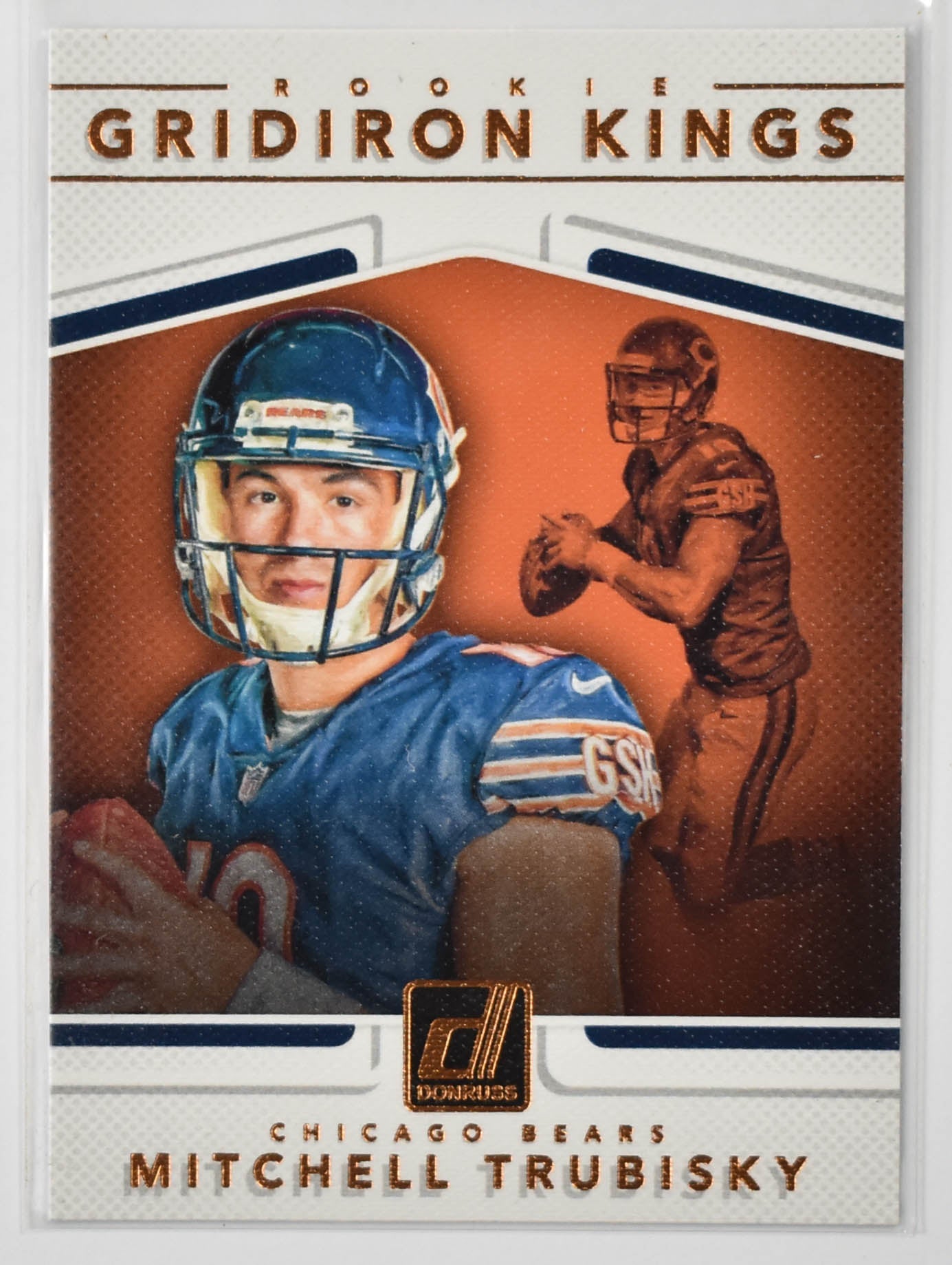 Mitchell Trubisky Chicago Bears Donruss Rookie