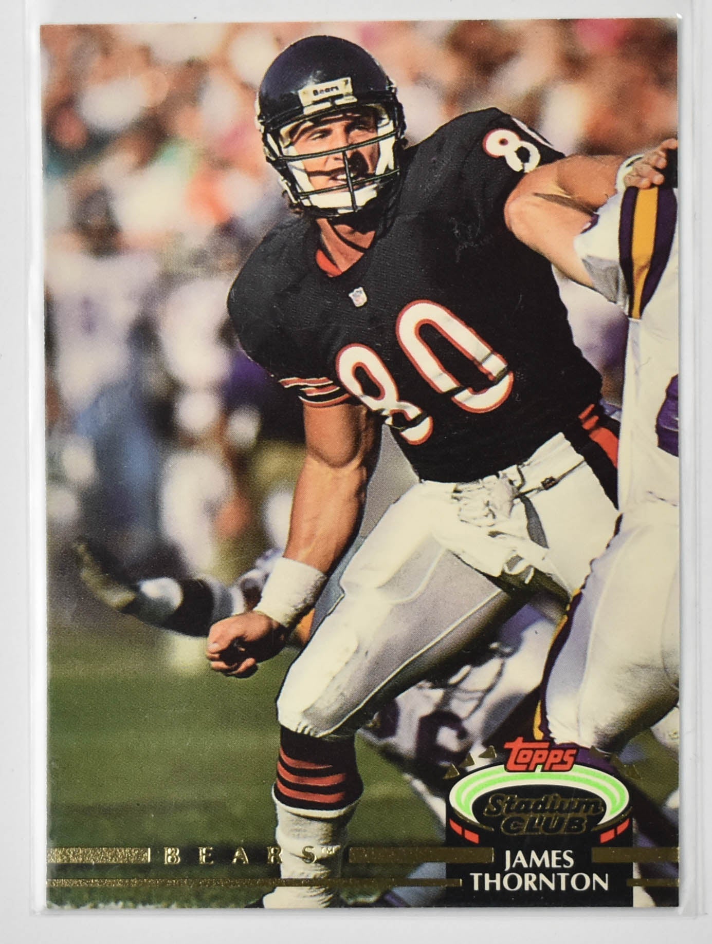 James Thornton Topps Stadium Club Chicago Bears