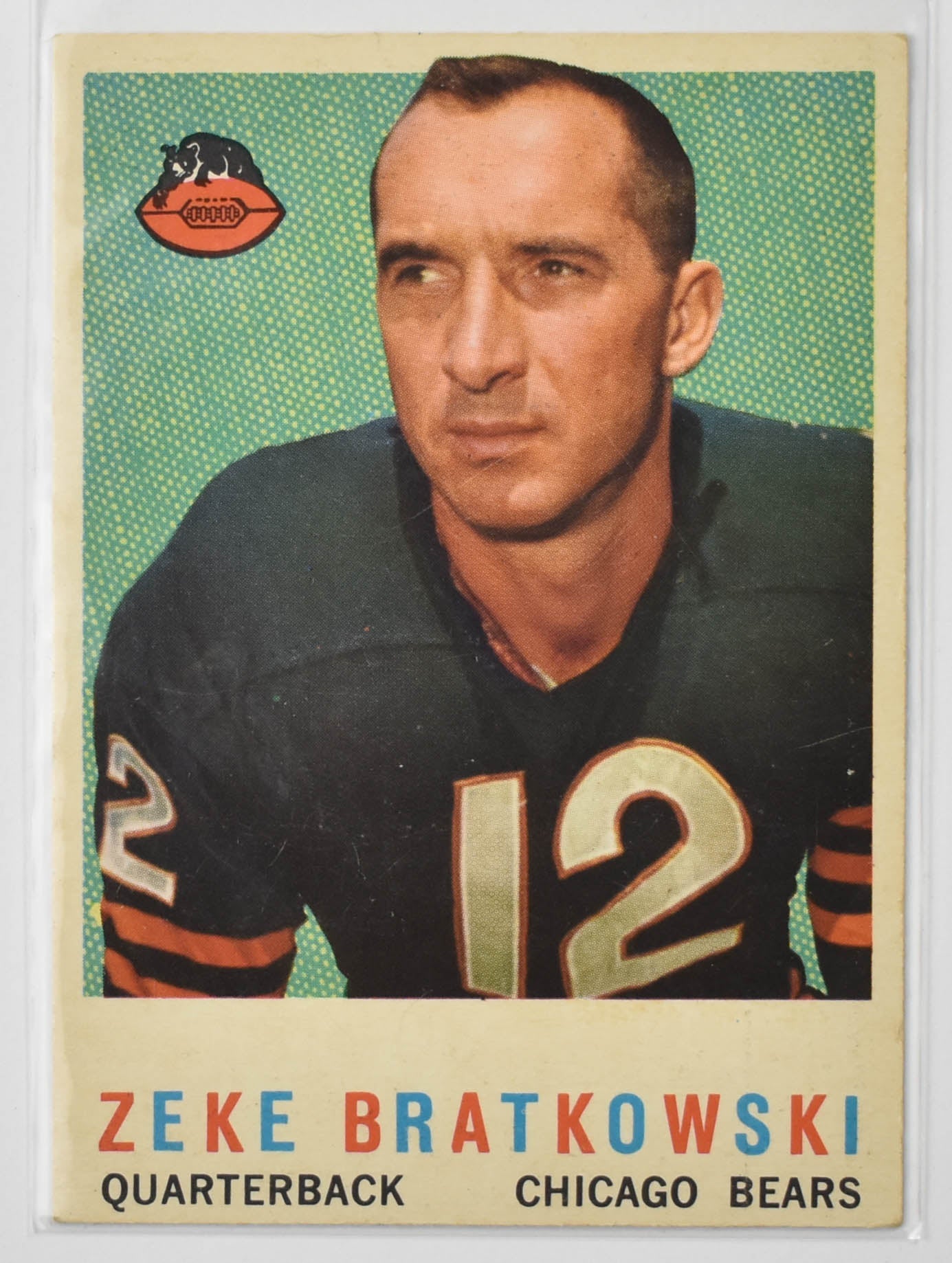Zeke Bratkowski Chicago Bears