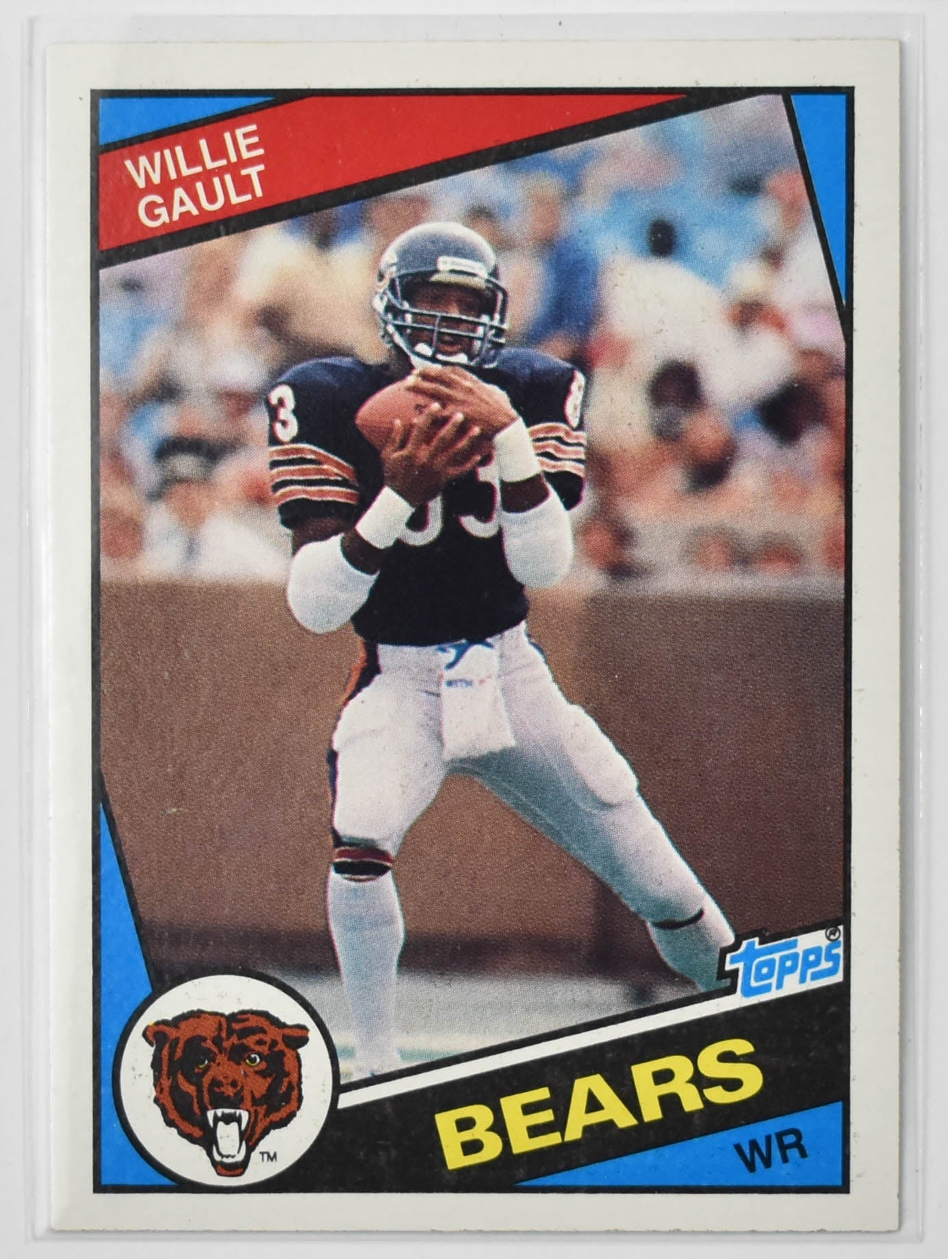 Willie Gault No.224 Topps 1984 Chicago Bears Vintage A