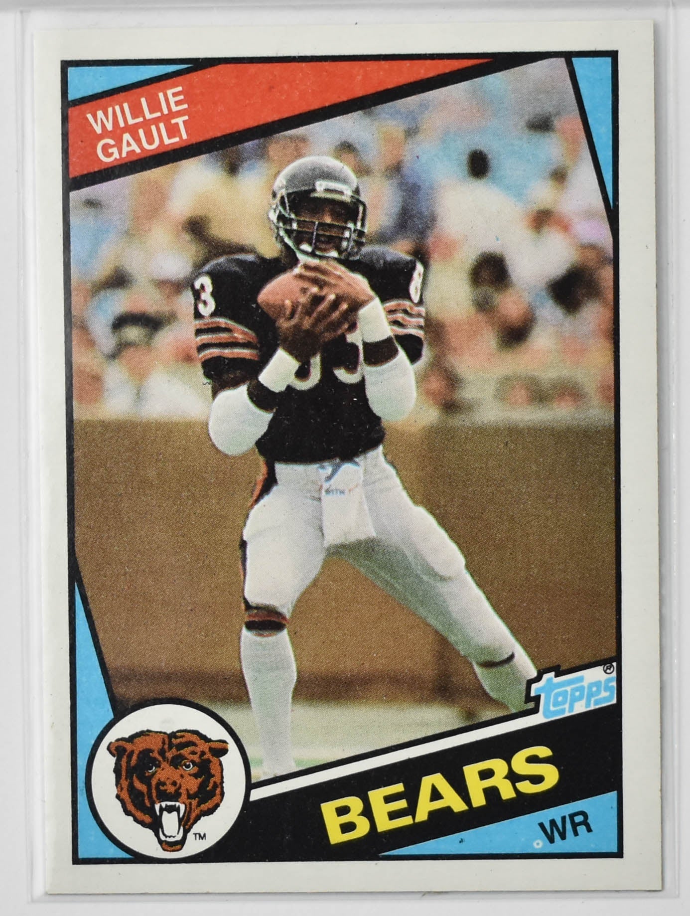 Willie Gault No.224 Topps 1984 Chicago Bears Vintage D
