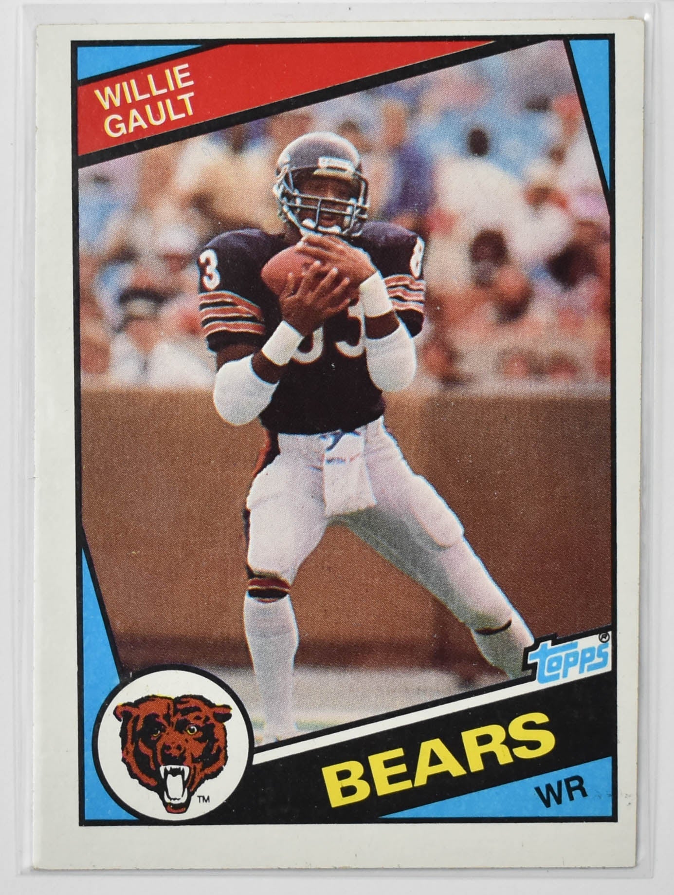 Willie Gault No.224 Topps 1984 Chicago Bears Vintage E