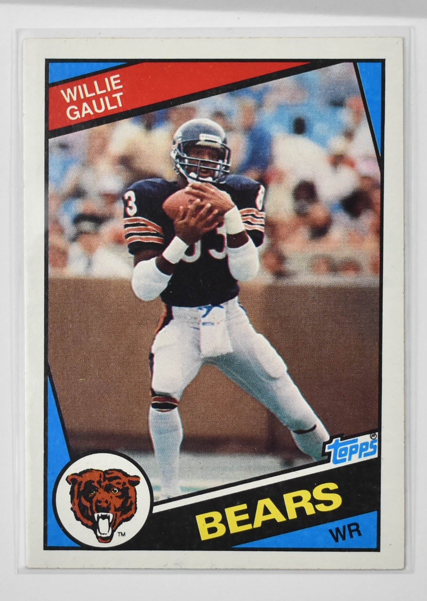 Willie Gault No.224 Topps 1984 Chicago Bears Vintage G