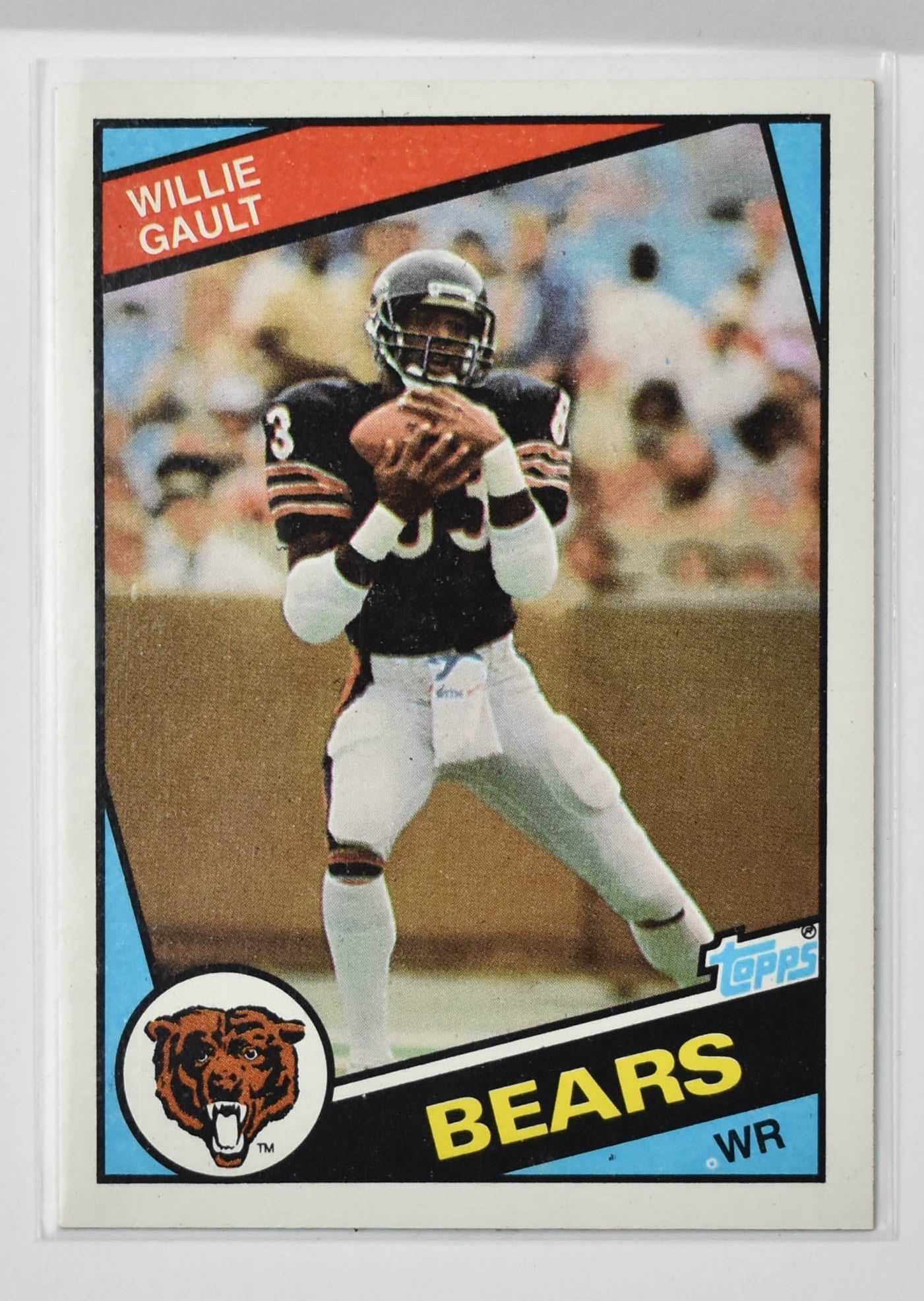Willie Gault No.224 Topps 1984 Chicago Bears Vintage I