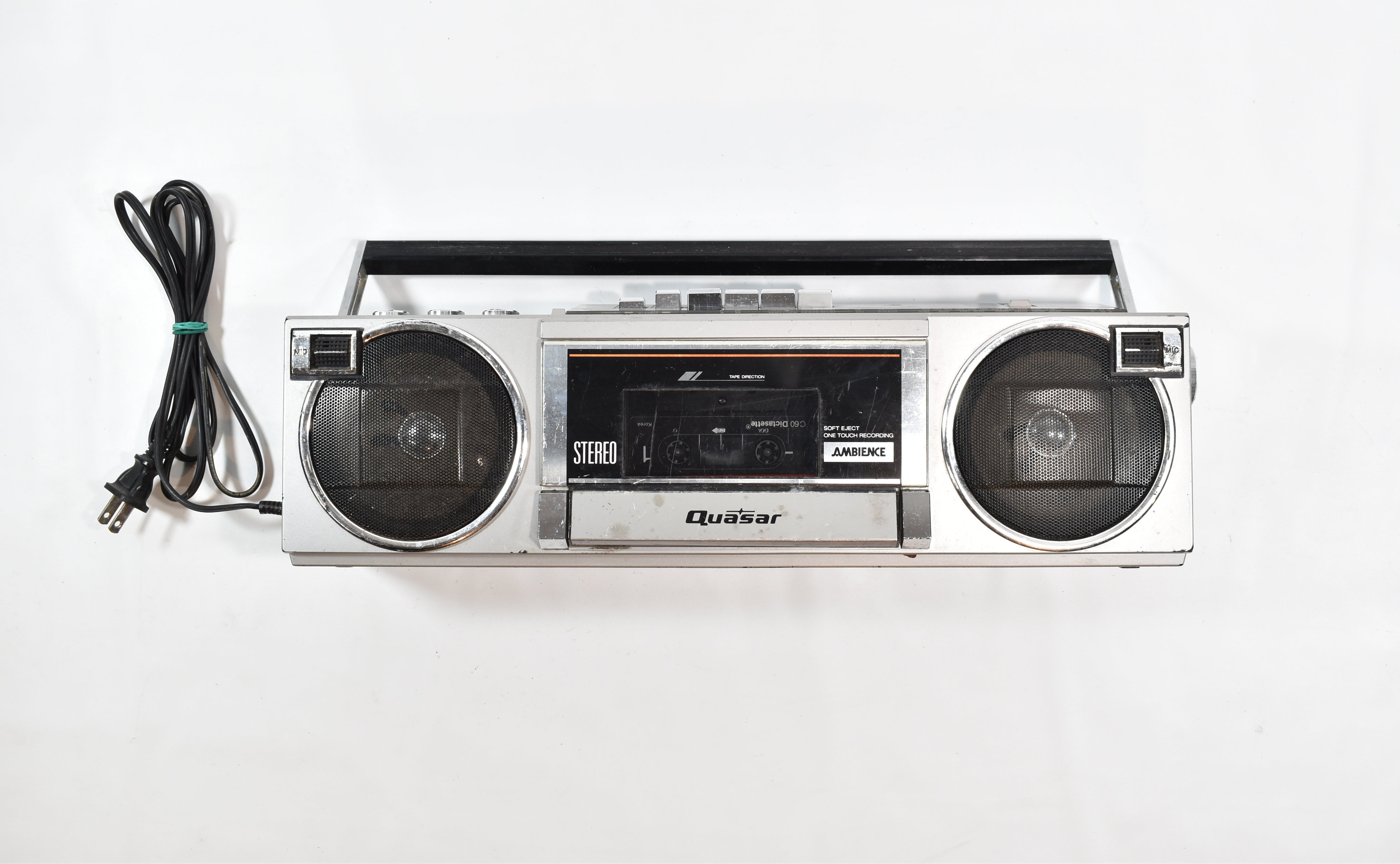 Quasar Vintage Radio Cassette FM AM Radio Tape Player Stereo Used