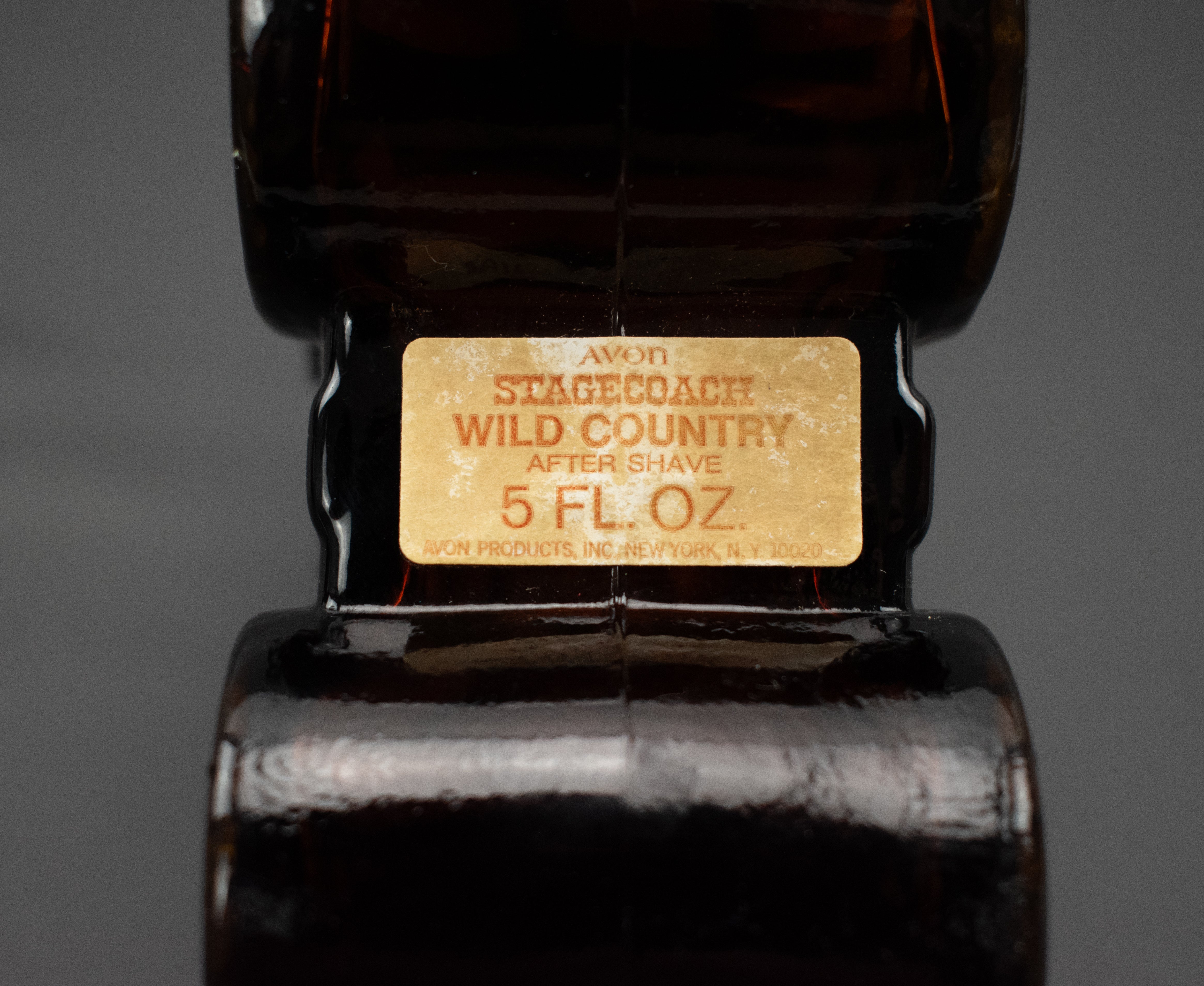 Avon Stagecoach Wild Country Aftershave bottle 5fl.oz Brown Wagon 5in