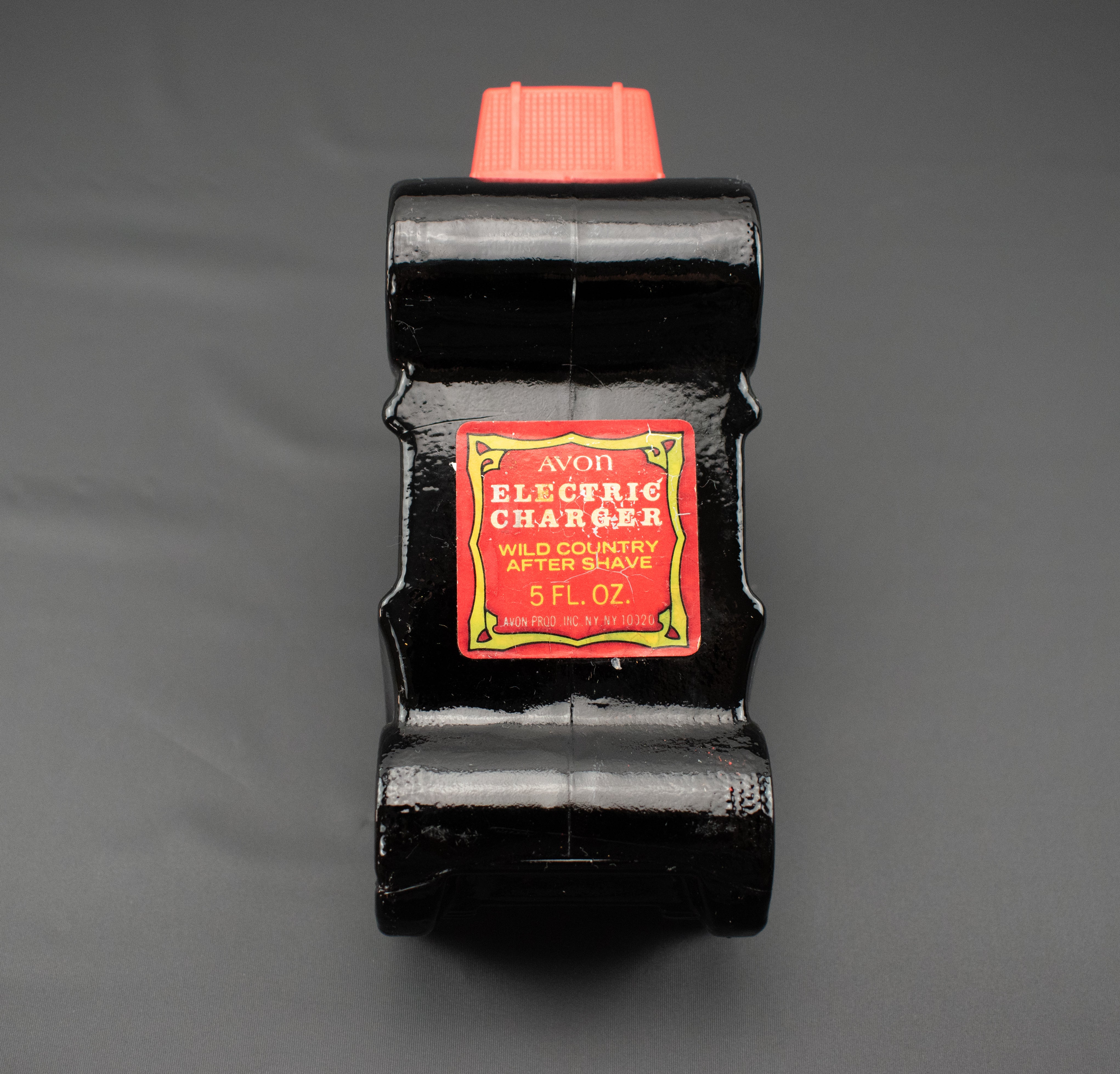Avon Electric Charger Wild Country After Shave 5 FL.oz Used Black Car Vintage