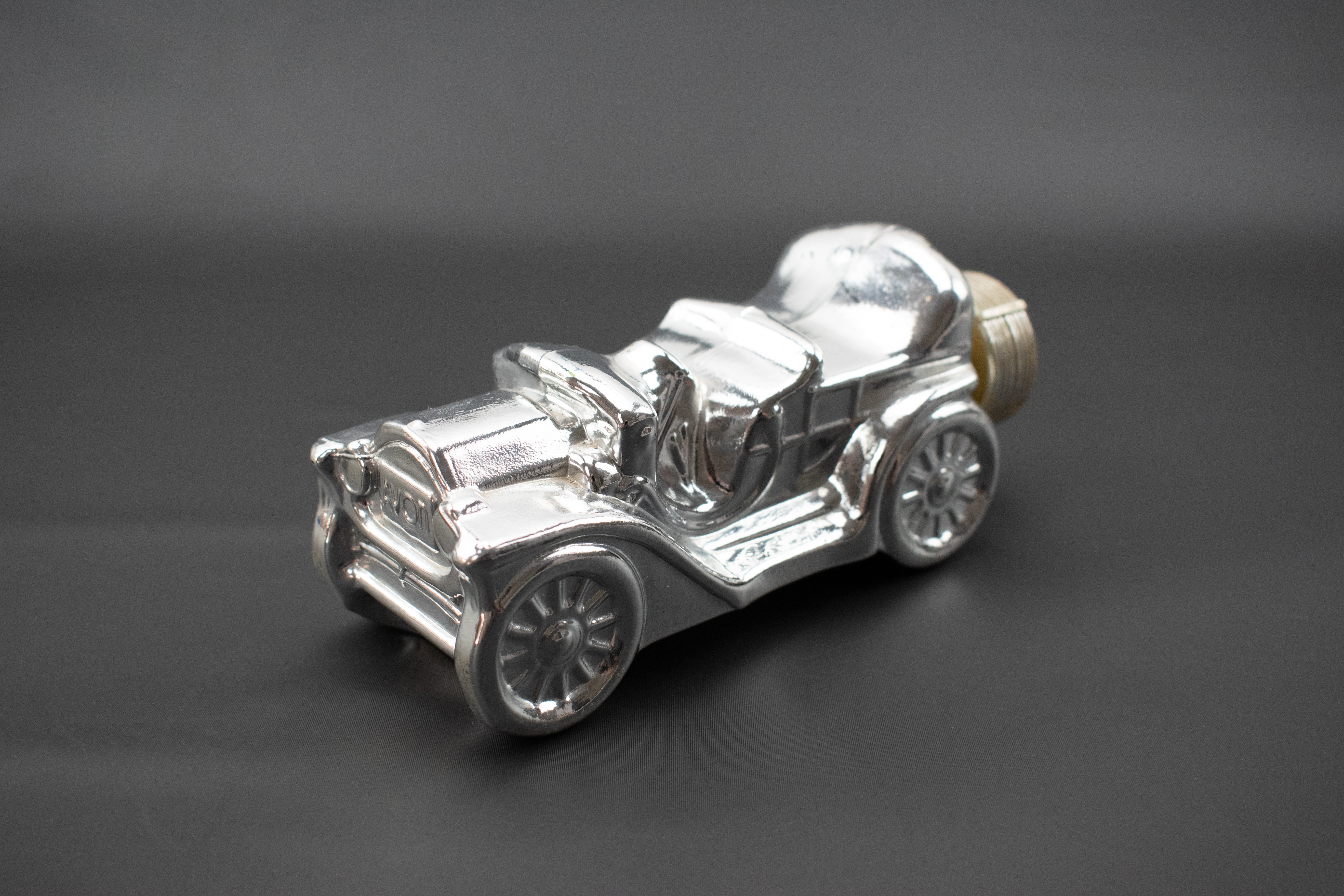 Avon Silver Vintage Car 1978 Used Collectible Avon Car