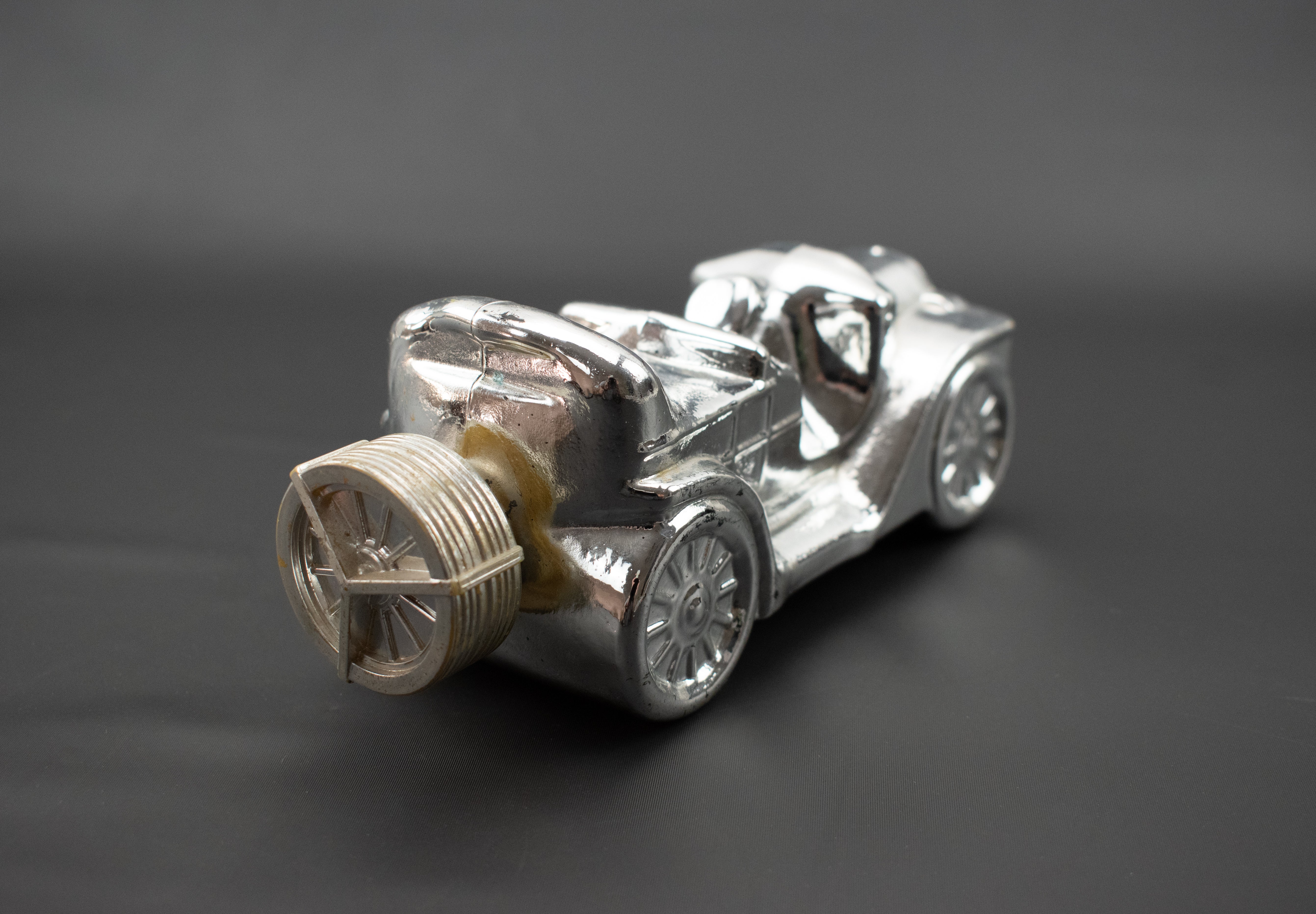 Avon Silver Vintage Car 1978 Used Collectible Avon Car