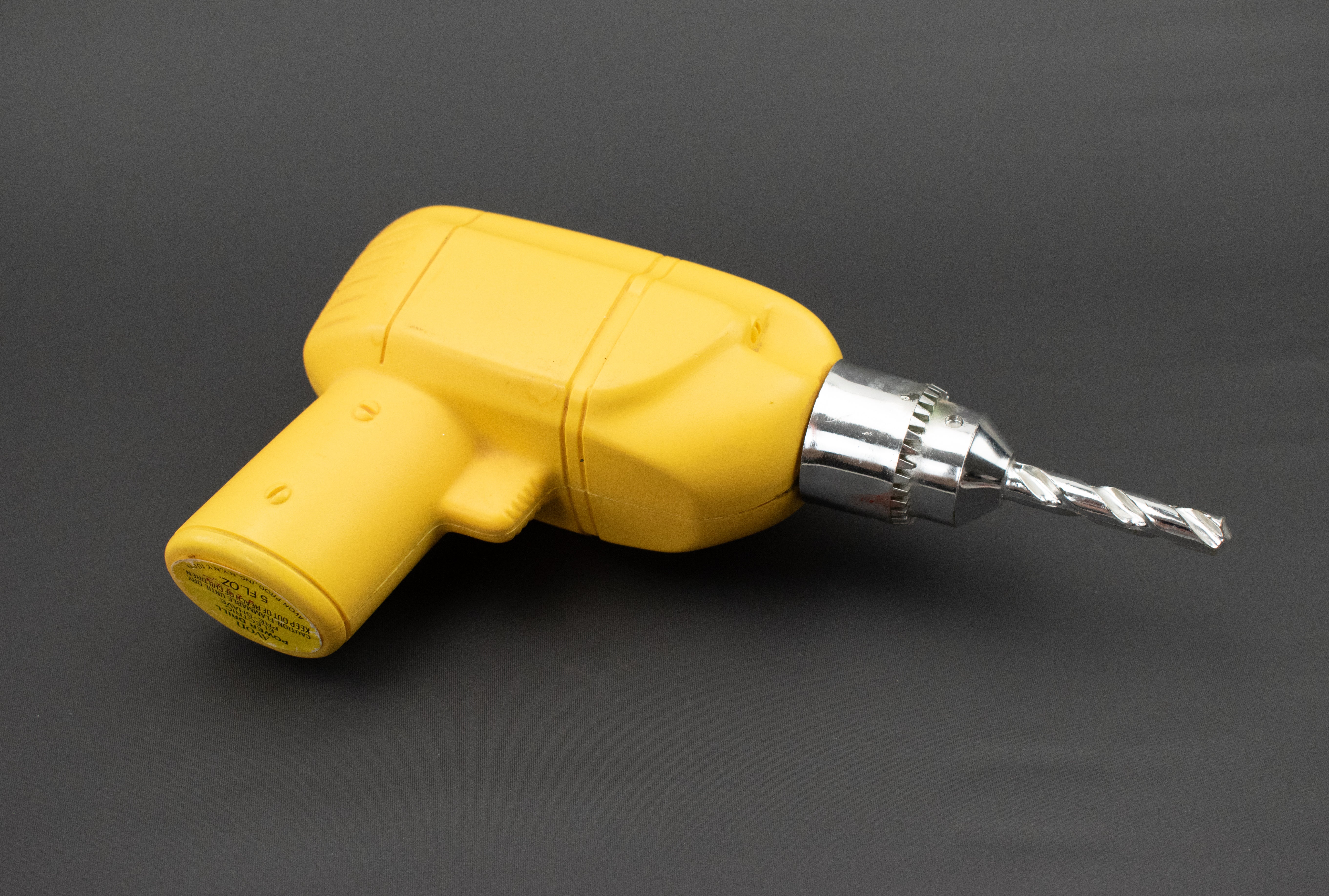 Avon Power Drill Electric Pre Shave Used yellow Filled