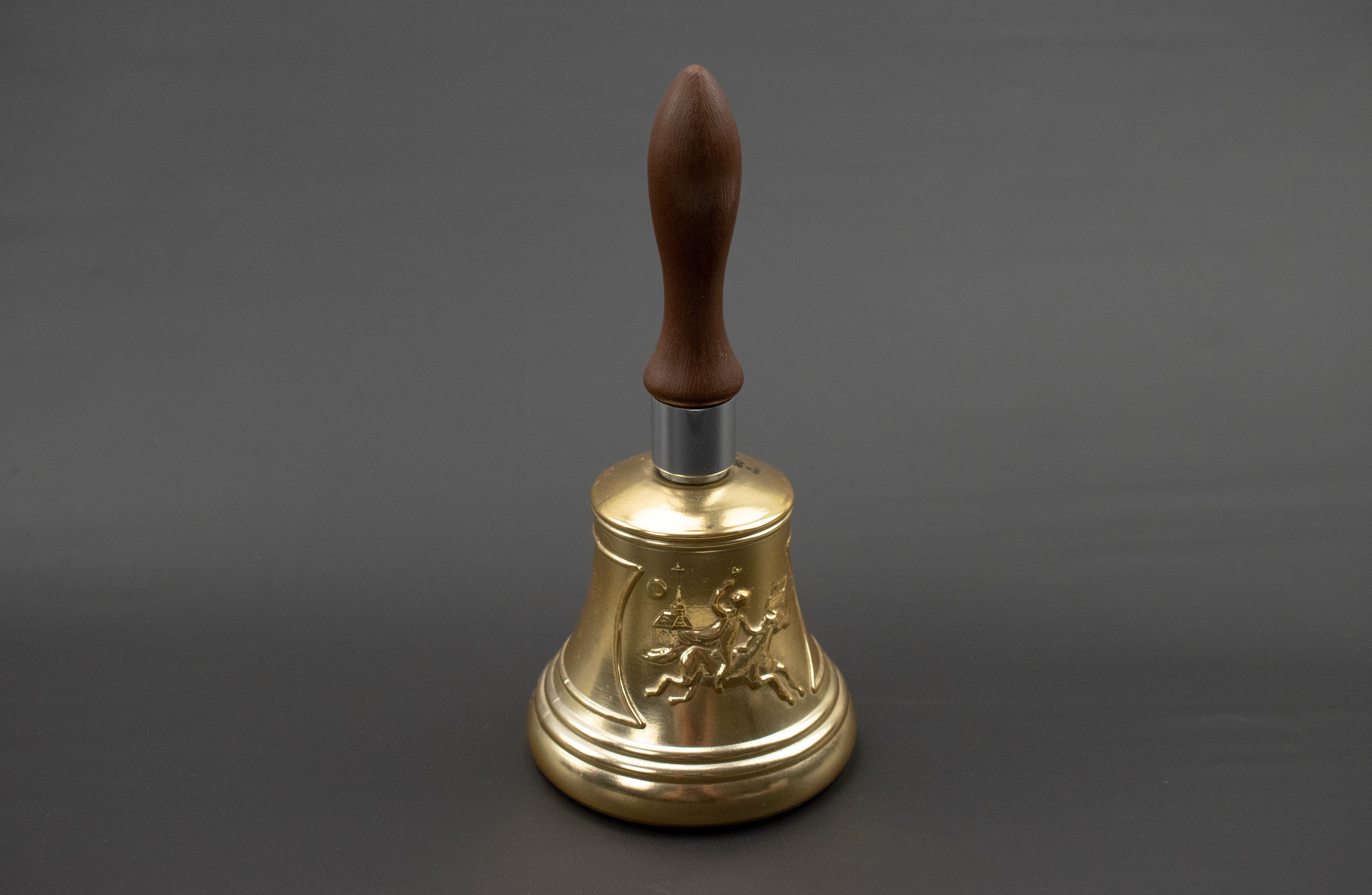 Avon Bottle Gold Brown Bell Decanter Used