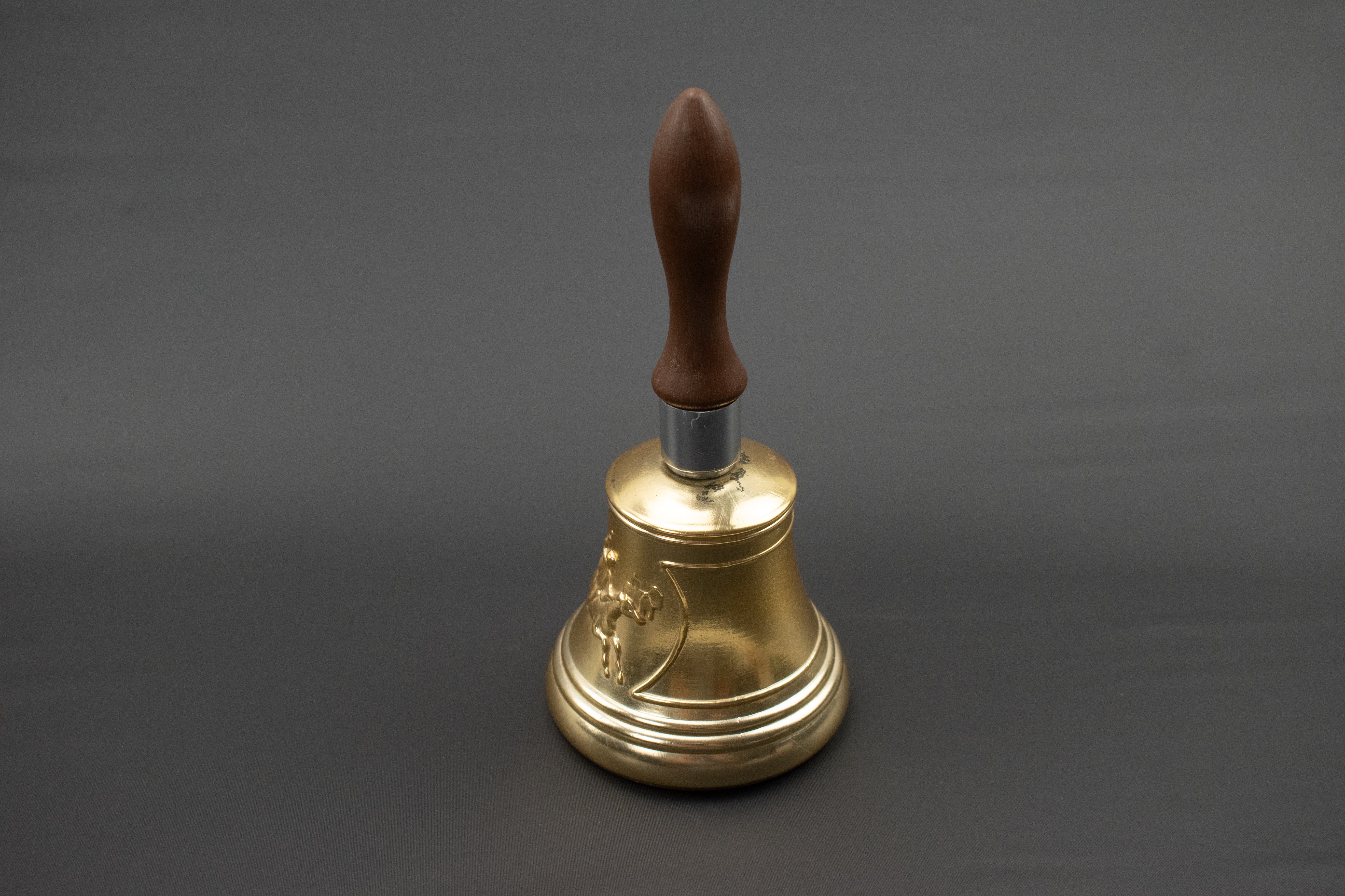 Avon Bottle Gold Brown Bell Decanter Used