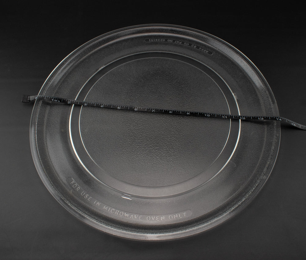 Microwave Replacement Glass Plate Clear 14inch A036 02 US PAT NO 4036151