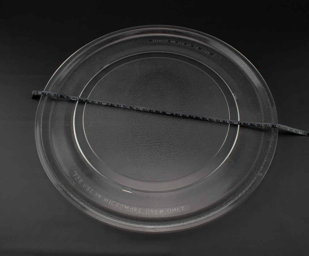 Microwave Replacement Glass Plate Clear 14inch A036 02 US PAT NO 4036151