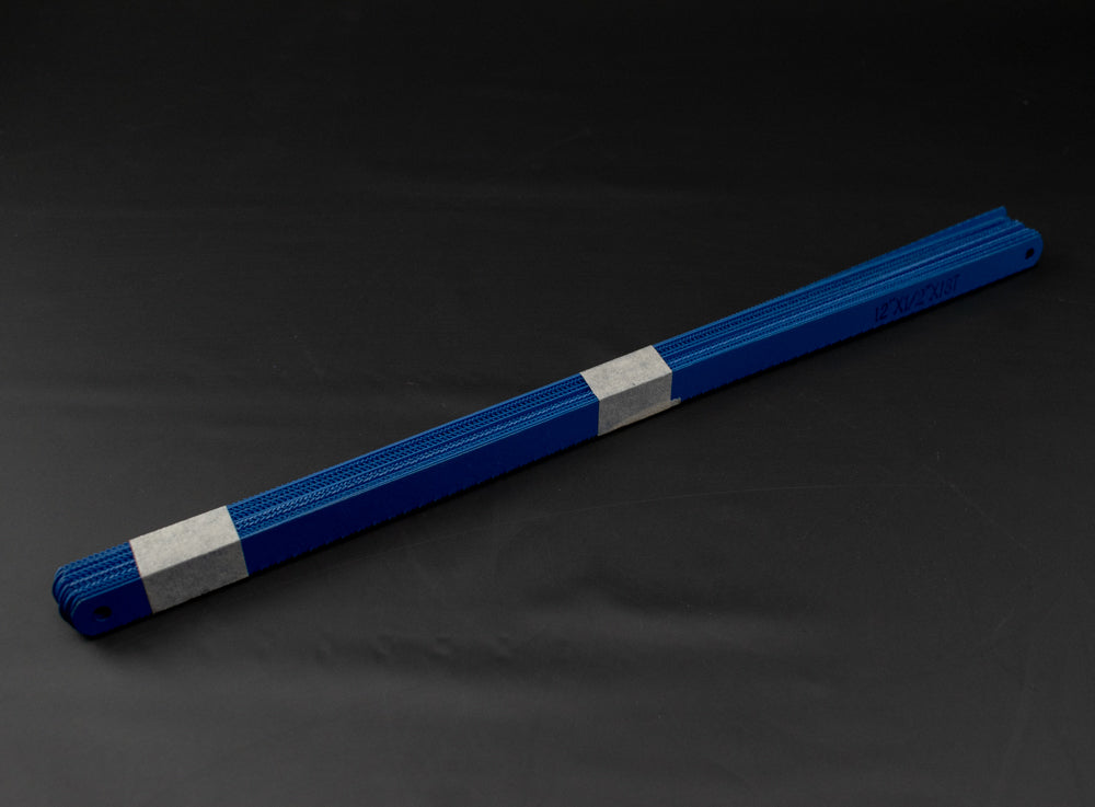 Hacksaw Blades 21 PC L 30.5cm W 1/2 Blue Open Package