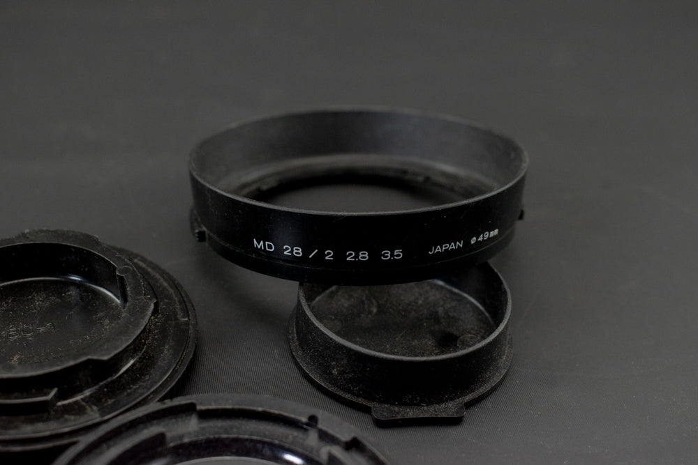 Vintage Camera Lenses Caps Lot Used Minolta Toyo Optics Canon Japan